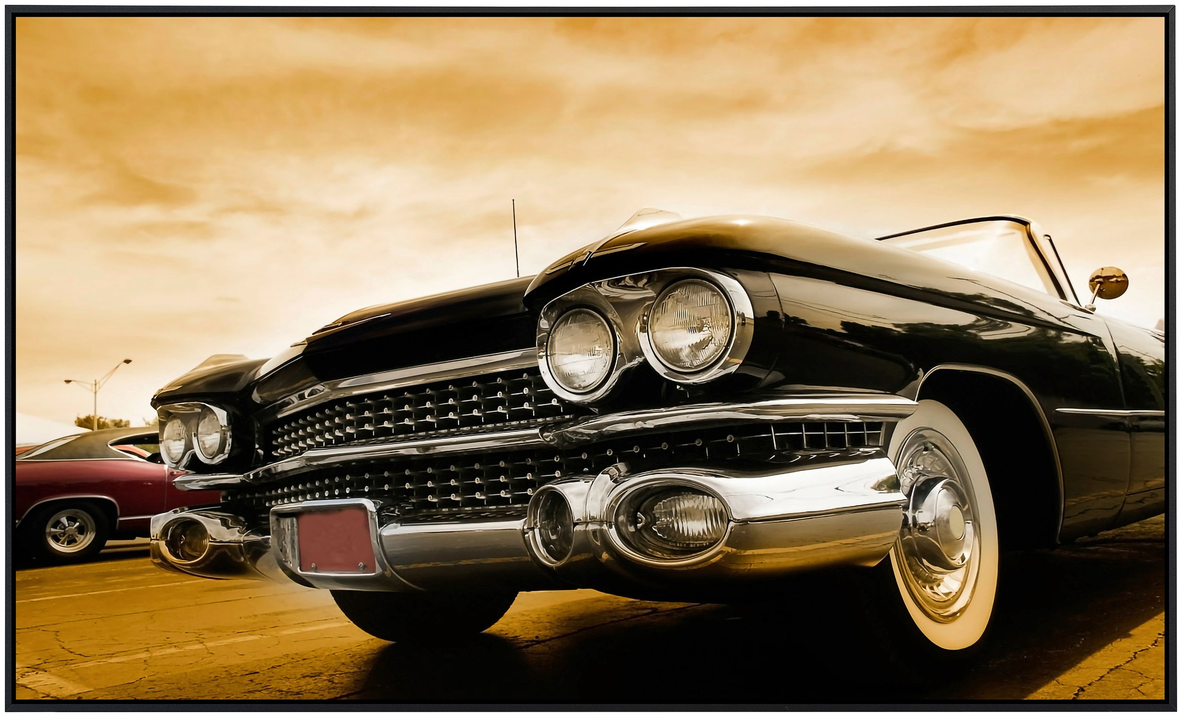 Papermoon Infrarotheizung »Klassische Autos«, sehr angenehme Strahlungswärme