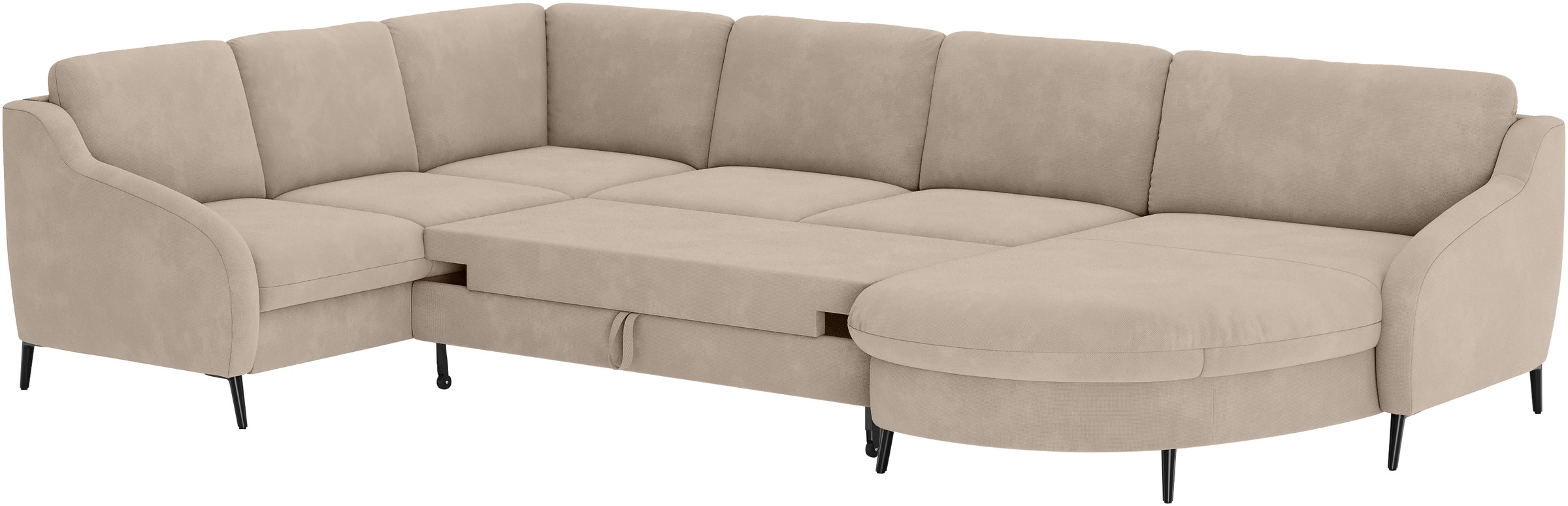 sit&more Wohnlandschaft »Soul U-Form«, wahlweise mit Bettfunktion und Schubkasten