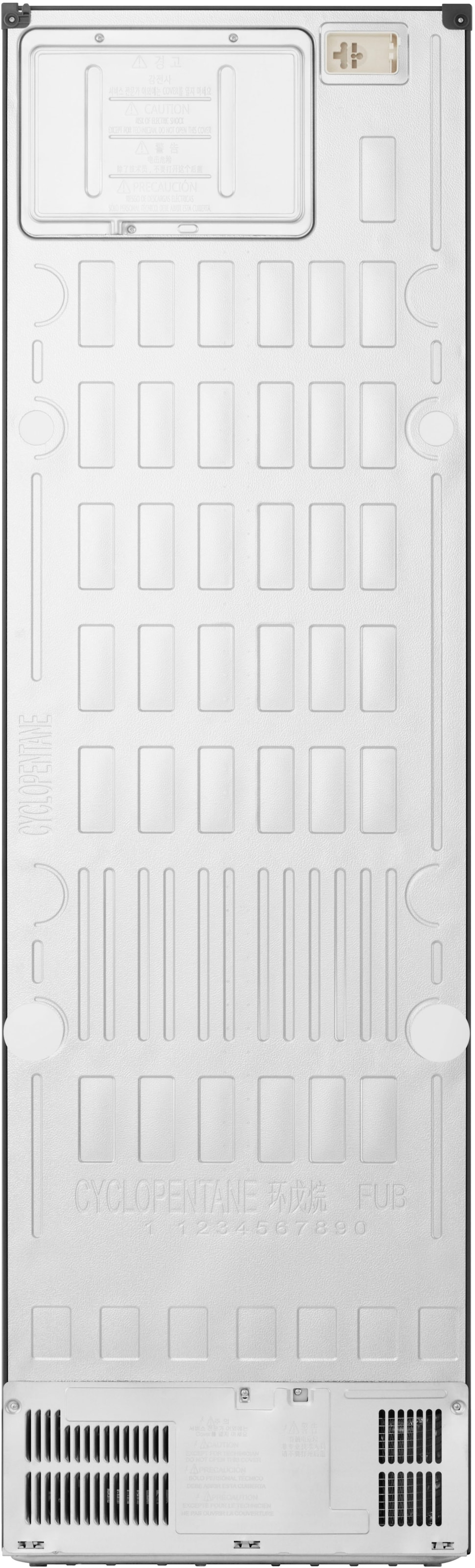 LG Kühl-/Gefrierkombination »GBBS726ASW« 203 cm hoch 59,5 cm breit 0 Grad Zone und Total NoFrost