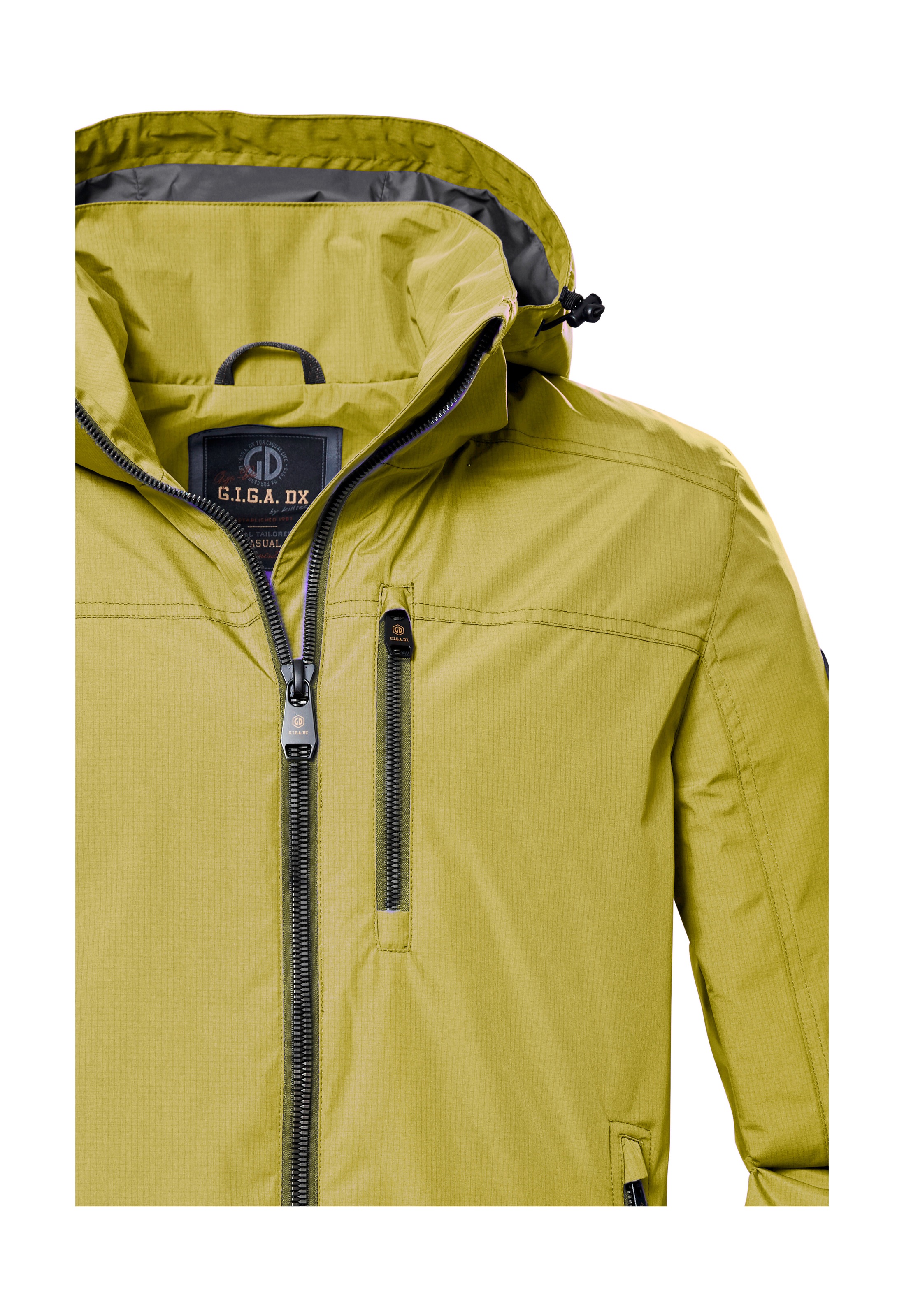 G.I.G.A. DX by killtec Funktionsjacke »GS 13 MN JCKT«, Wasserabweisende Herrenjacke mit abnehmbarer Kapuze und Zippern