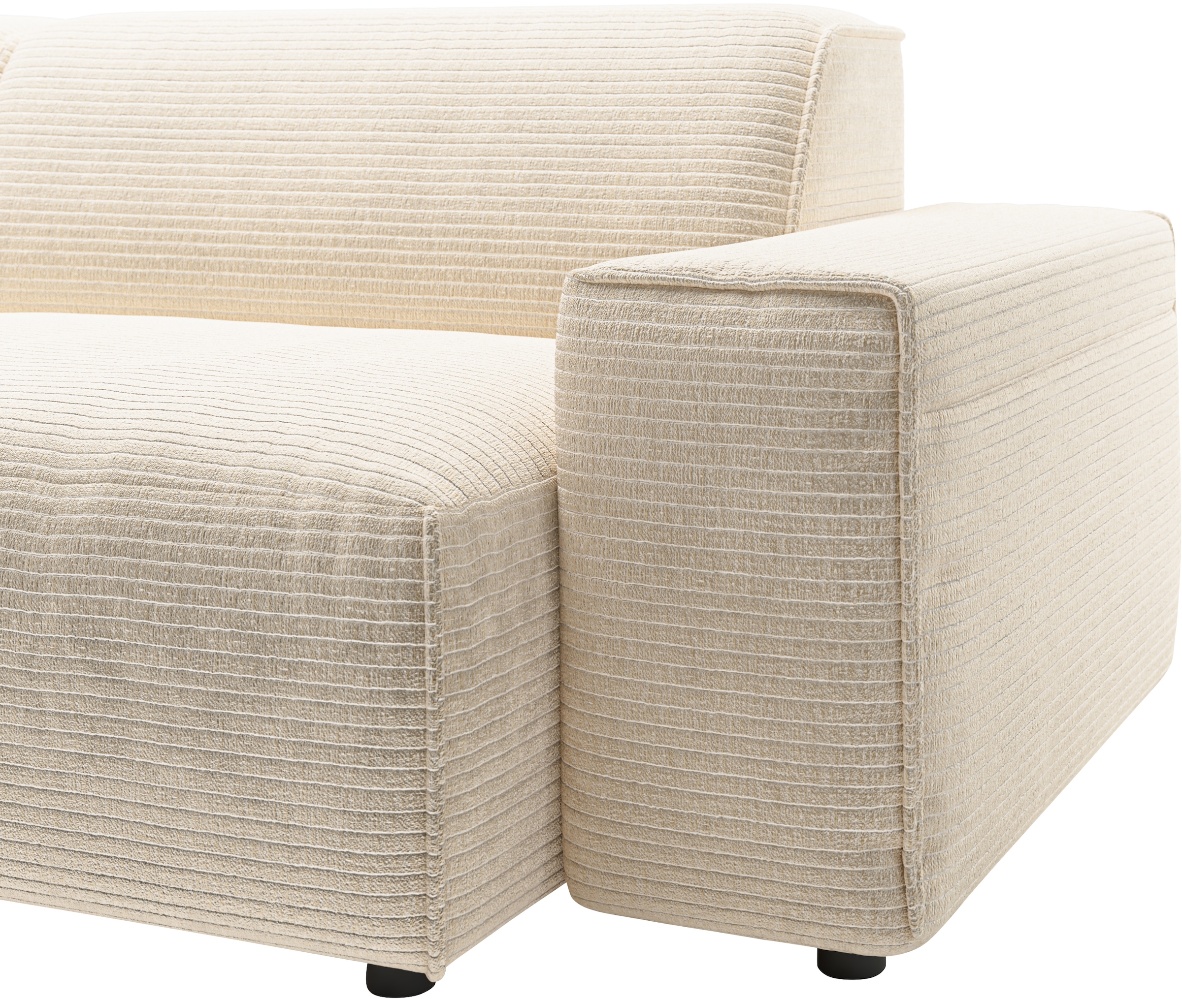 andas Ecksofa »Glimminge L-Form auch in Breitcord, Feincord + Easy care-Bezug,«, Breite 234, Zierkissen