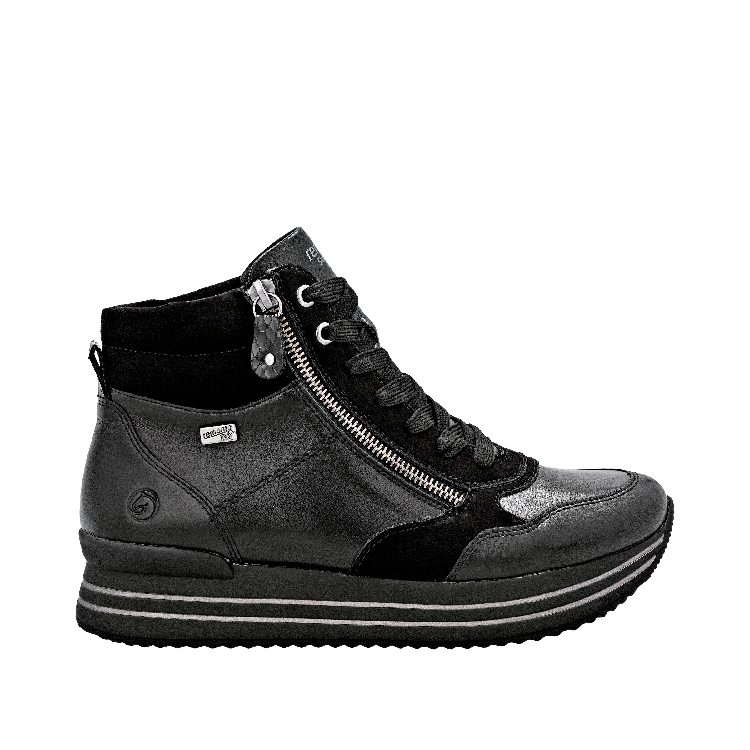 Remonte Sneakerboots, Schnürboots, Plateauboots, Stiefelette, wasserabweisende TEX-Membran