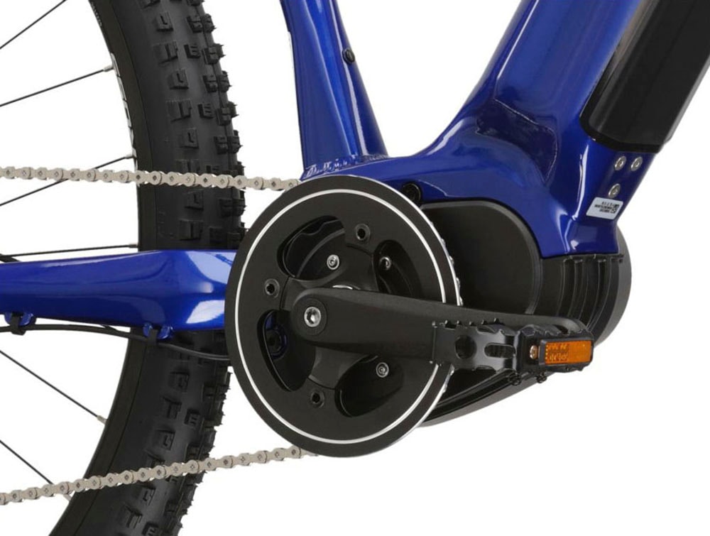 Kross E-Bike »E-MTB Hexagon Boost 5.0 29 Zoll blau«, 9 Gang, microSHIFT, ADVENT M6195, Mittelmotor 250 W, Pedelec, Elektrofahrrad für Damen und Herren