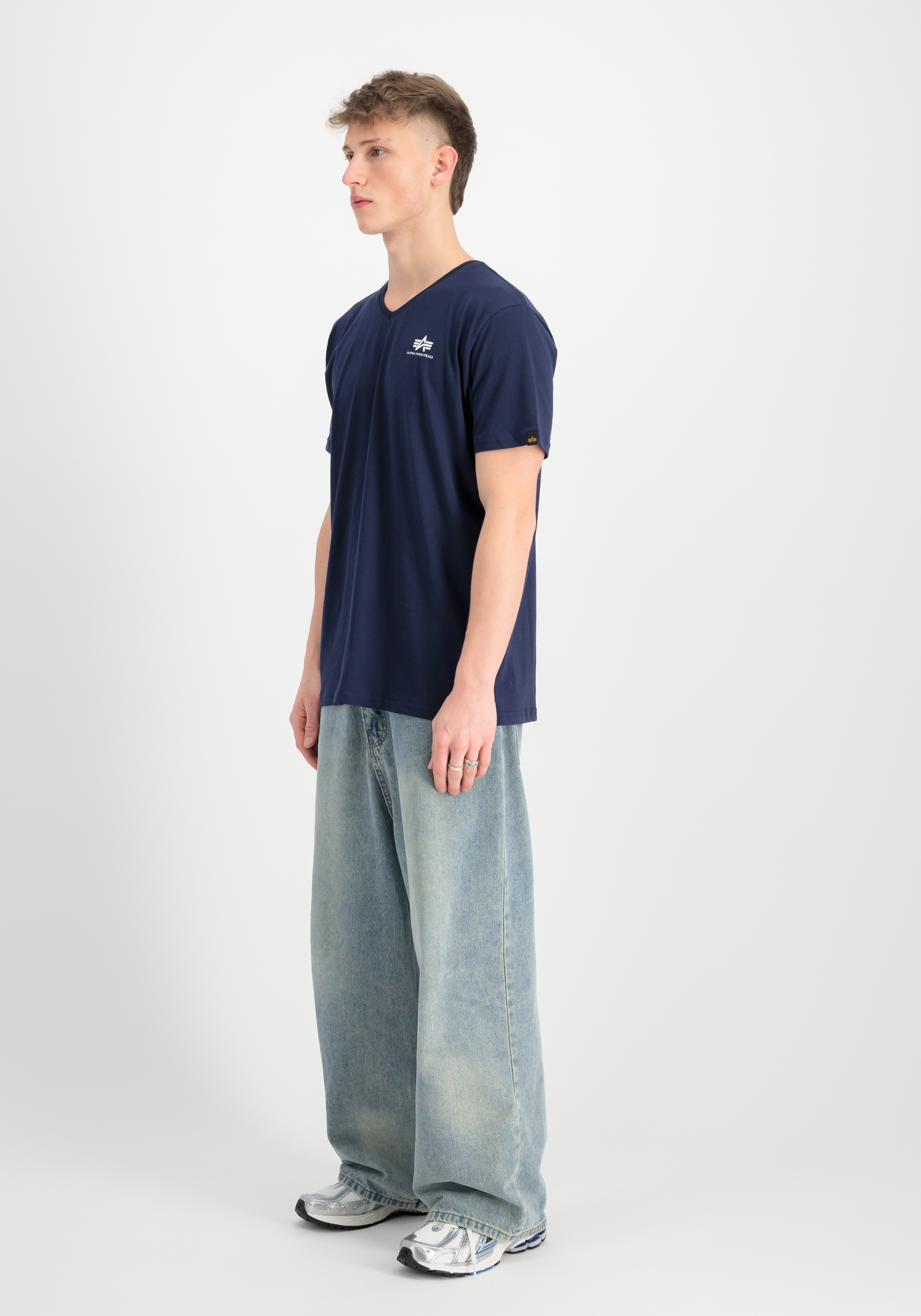 Alpha Industries T-Shirt »Basic V-Neck T-Shirt SL«