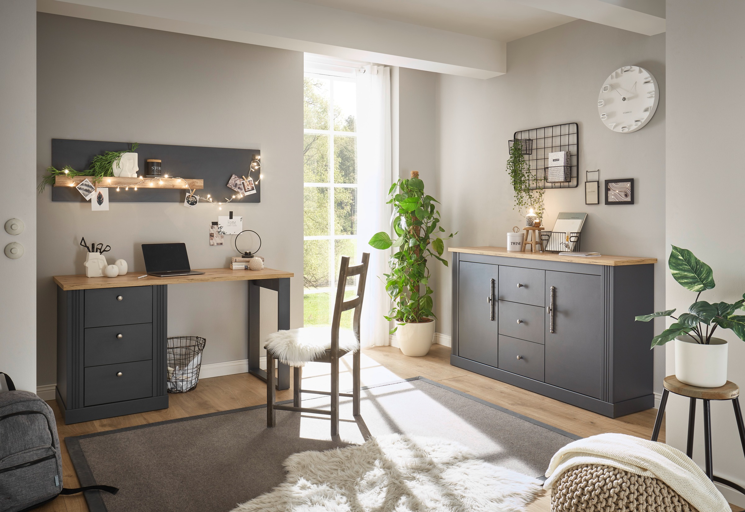 Home affaire Büromöbel-Set "Westminster", im romantischen Landhausstil günstig online kaufen