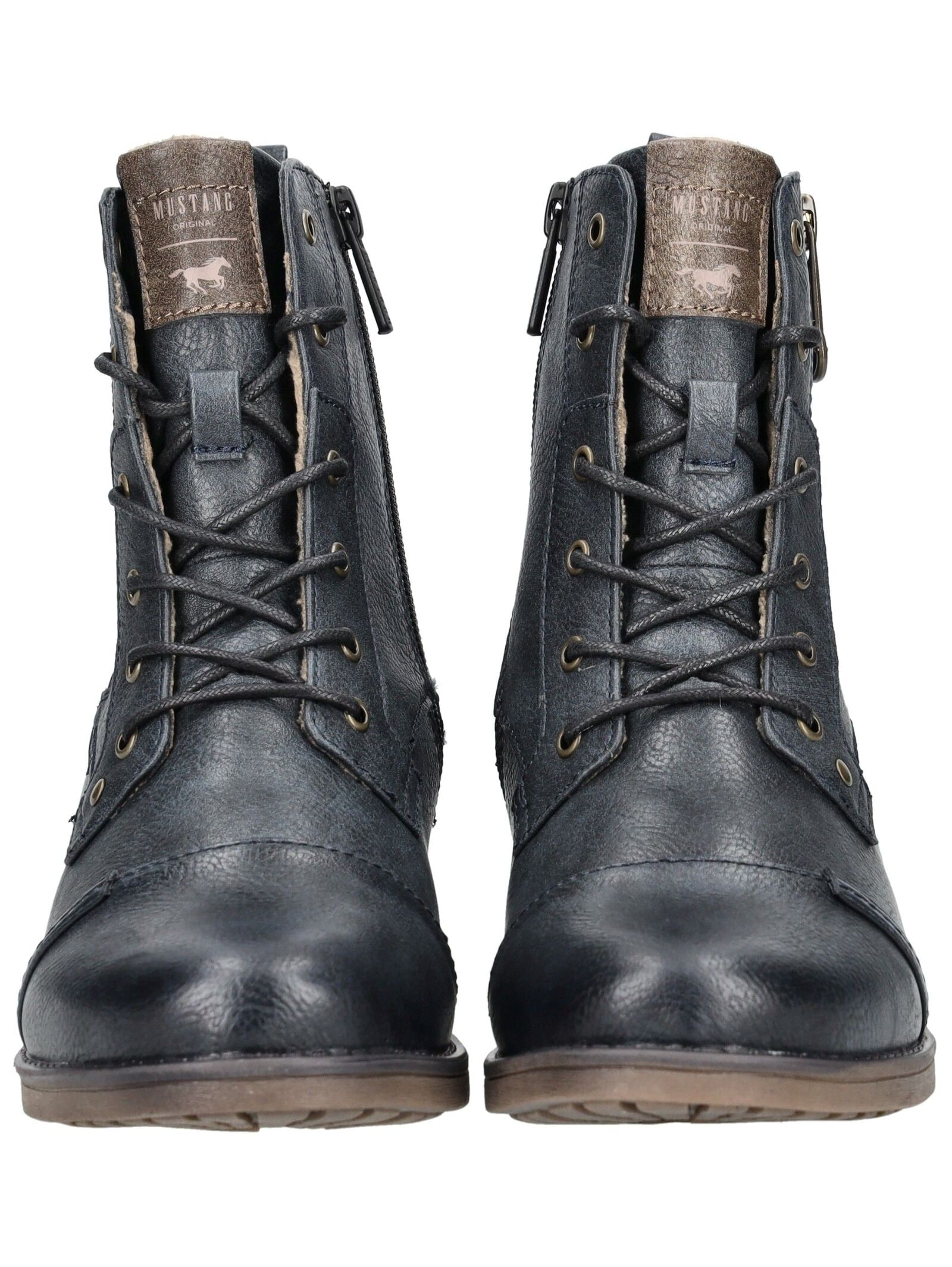 Mustang Shoes Schnürstiefelette »Mustang Shoes Stiefelette Lederimitat«