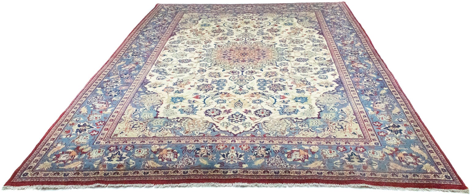 morgenland Wollteppich »Isfahan Teppich handgeknüpft beige«, rechteckig, 10 günstig online kaufen