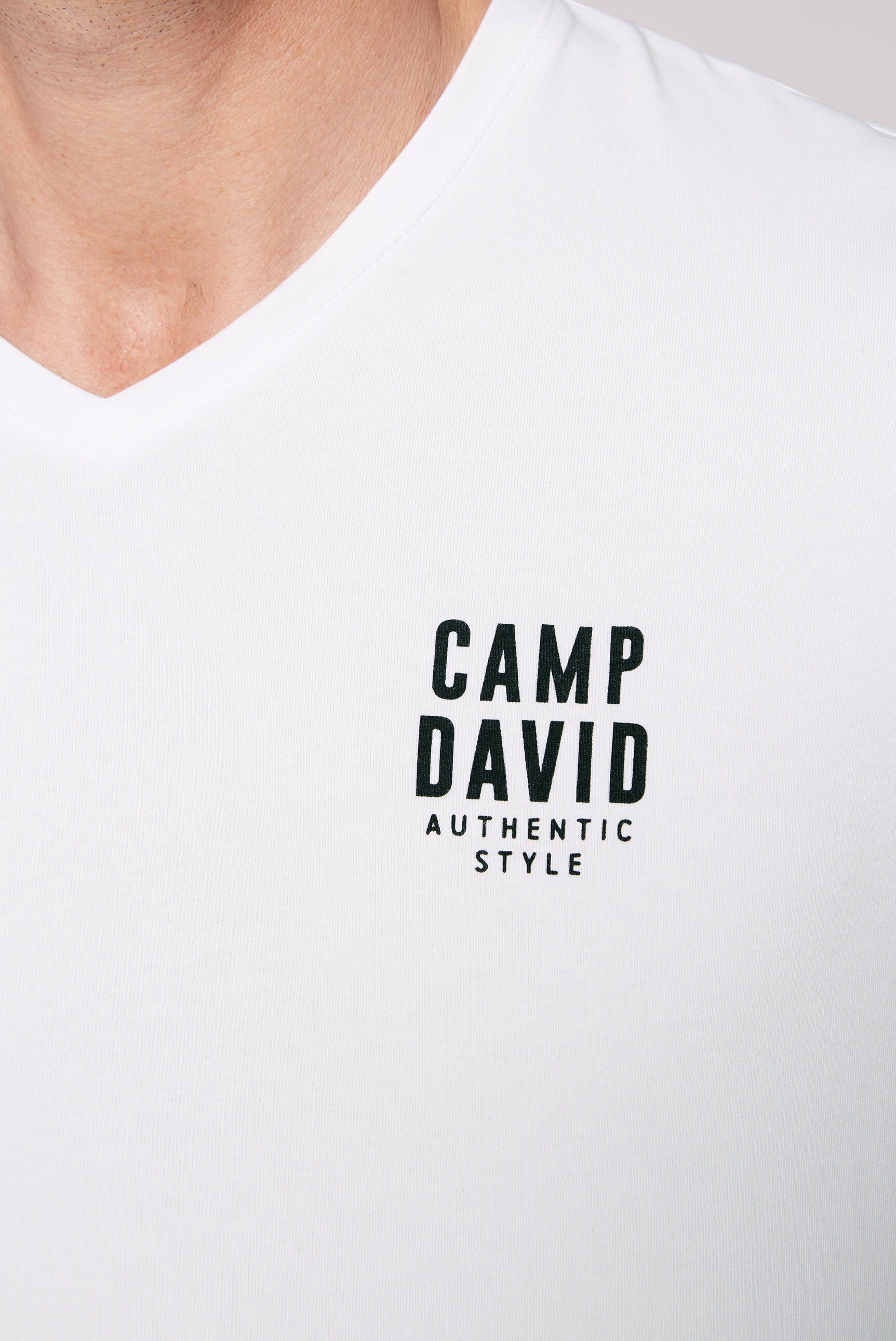 CAMP DAVID V-Shirt, mit Elasthan-Anteil