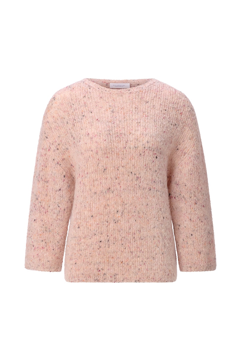RICHROYAL Strickpullover Regular fit mit Rundhalsausschnitt