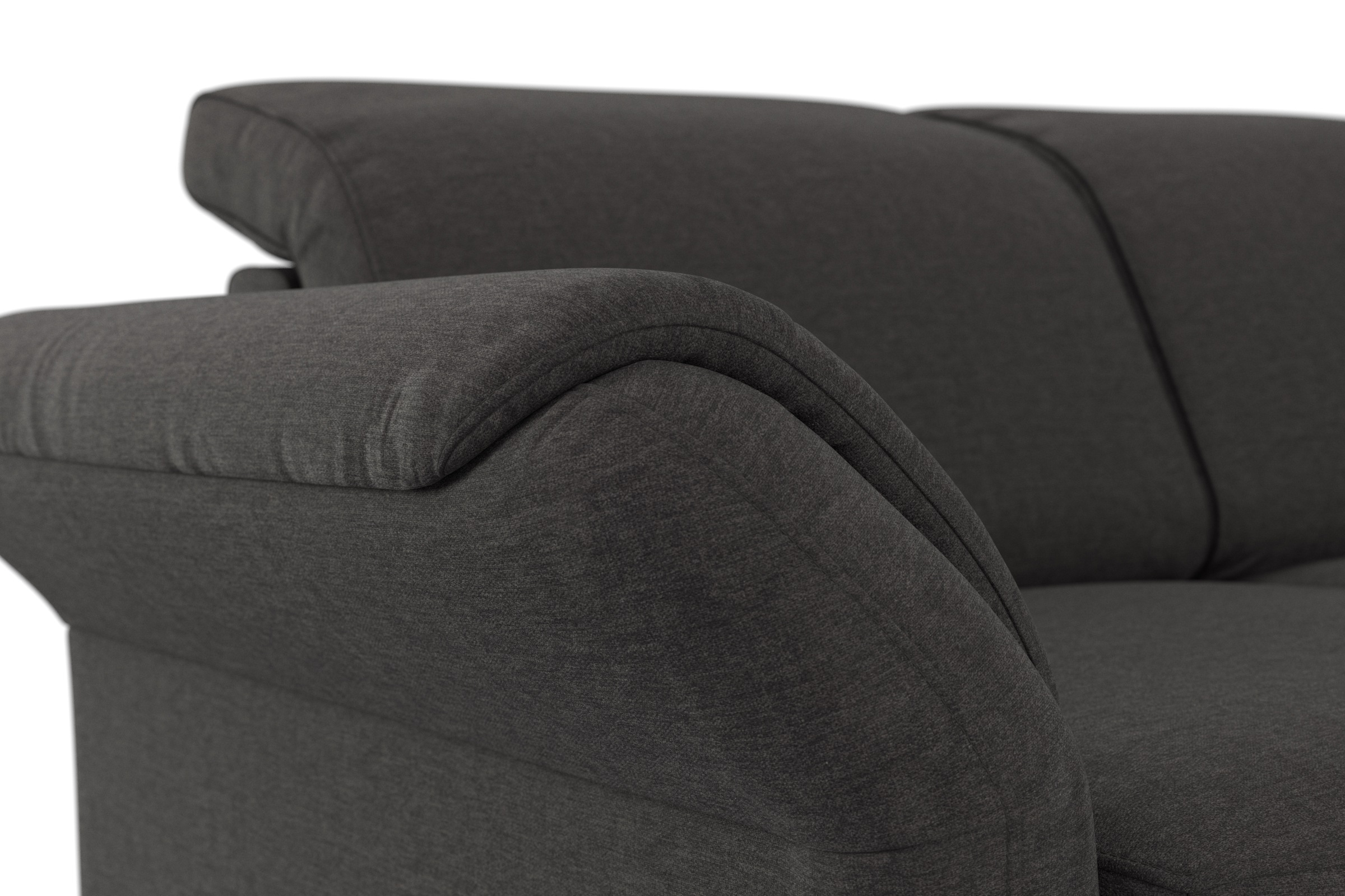 sit&more Ecksofa »Apulia L-Form«, wahlweise Bettfunktion, Bettkasten und Kopf- und Armteilverstellung