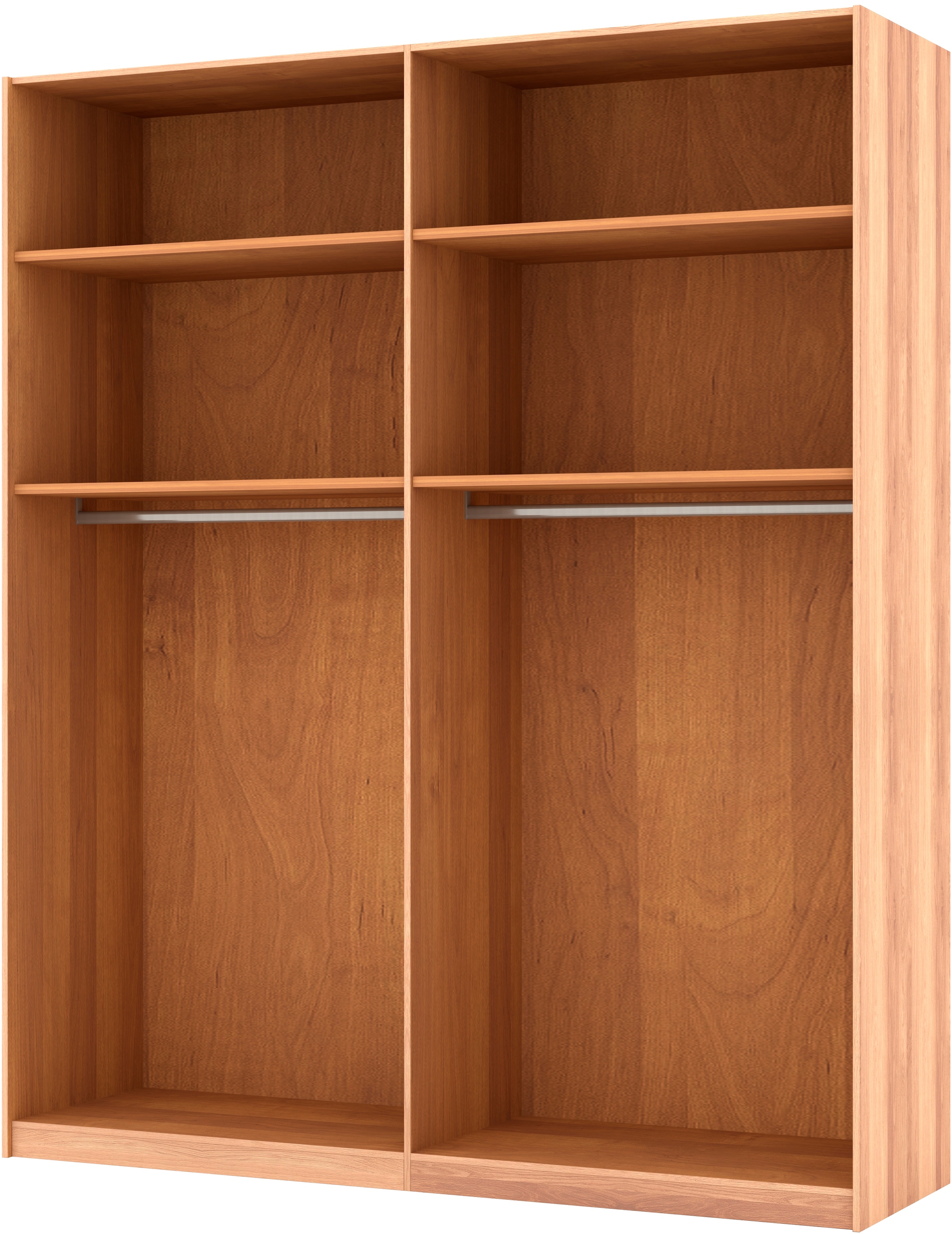 Musterring Schwebetürenschrank »Sorrent, Kleiderschrank«, (Teilmassiv Eiche, MADE IN GERMANY), Türen in Eiche massiv mit Kassetten-Optik, verschiedene Maße verfügbar