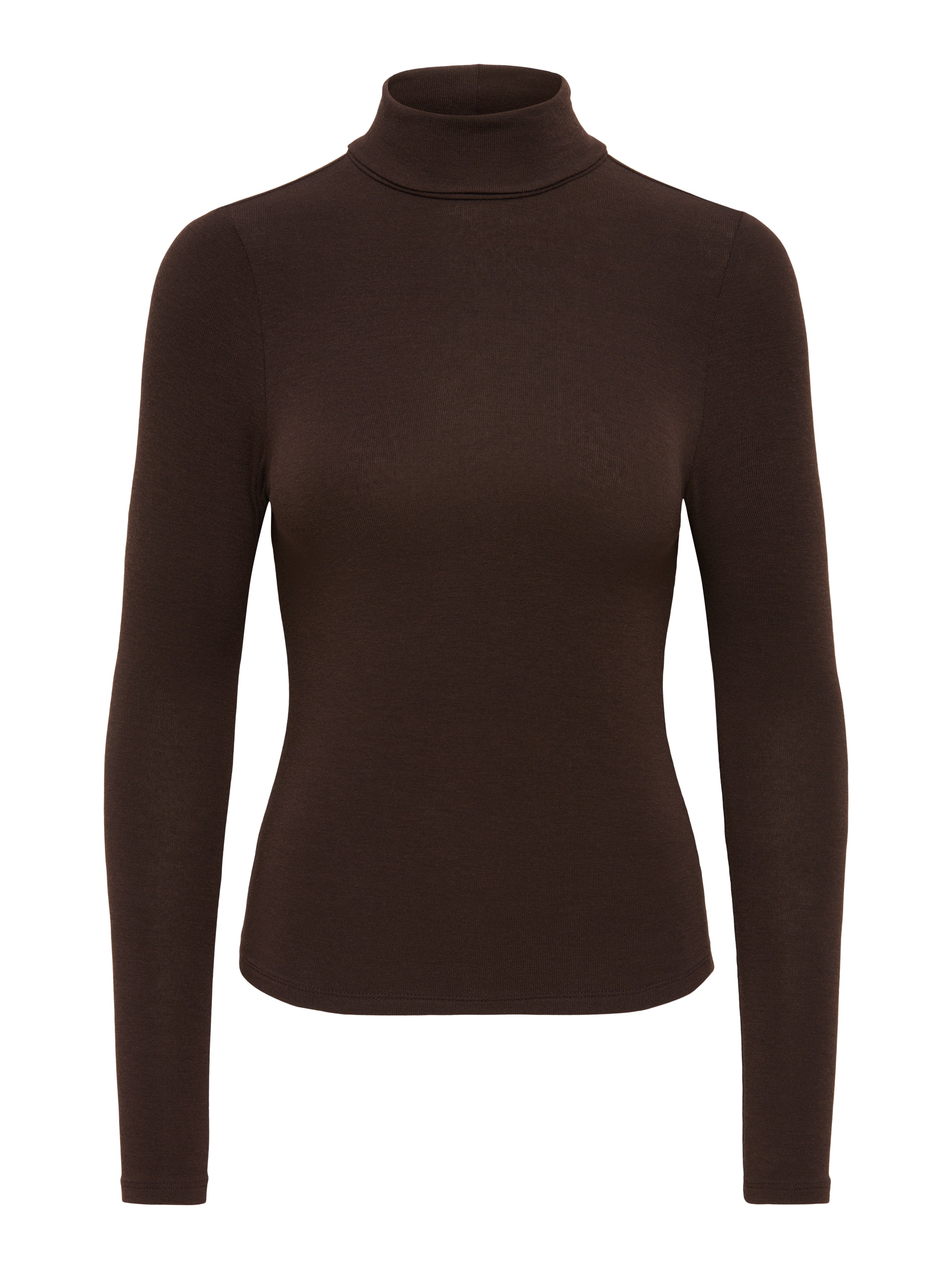 ONLY Rollkragenshirt »ONLGLAMOUR L/S ROLL-NECK TOP JRS NOOS« Materialmix, slim fit