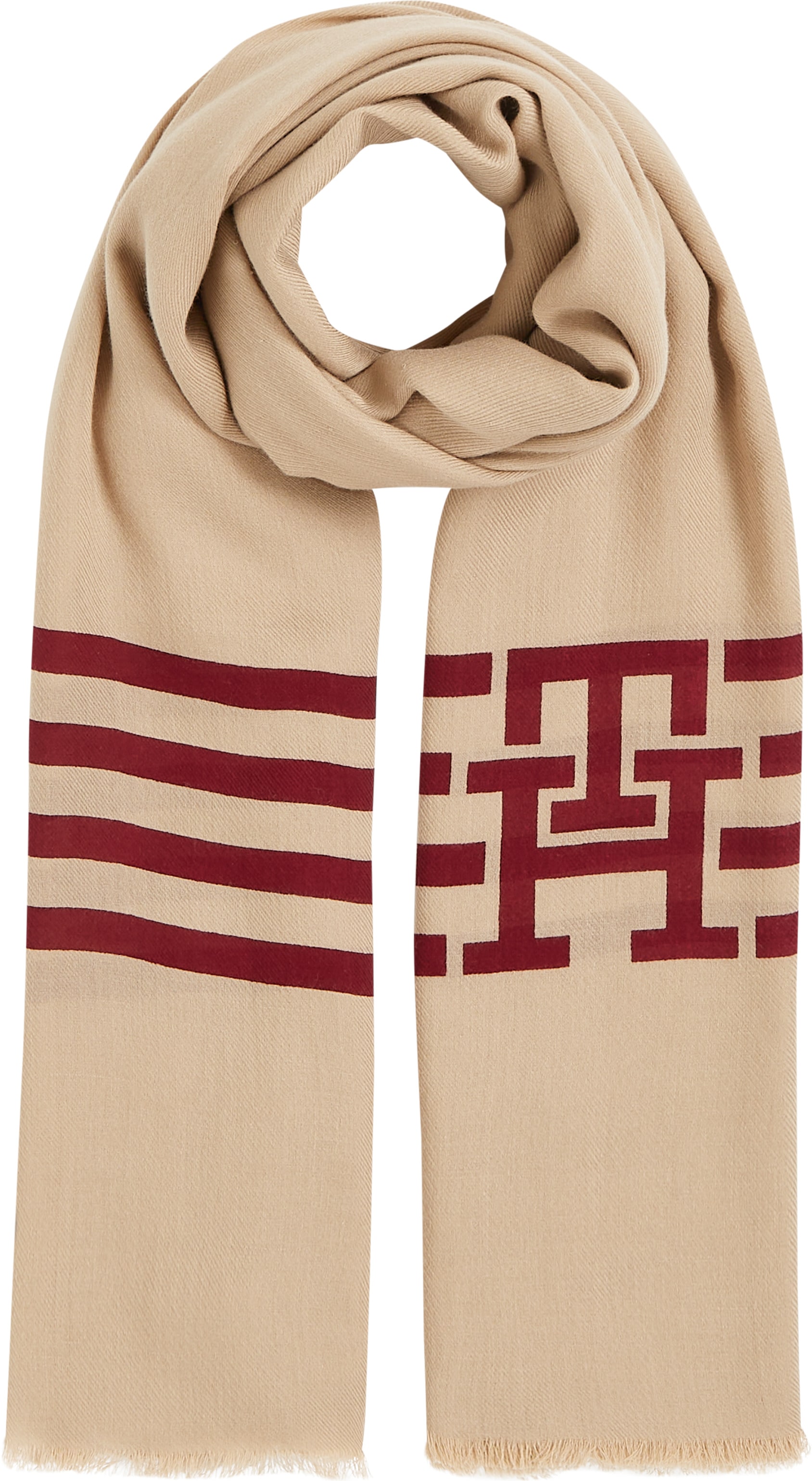 Tommy Hilfiger Schal »TH NAVAL SCARF«, mit Logoprägung