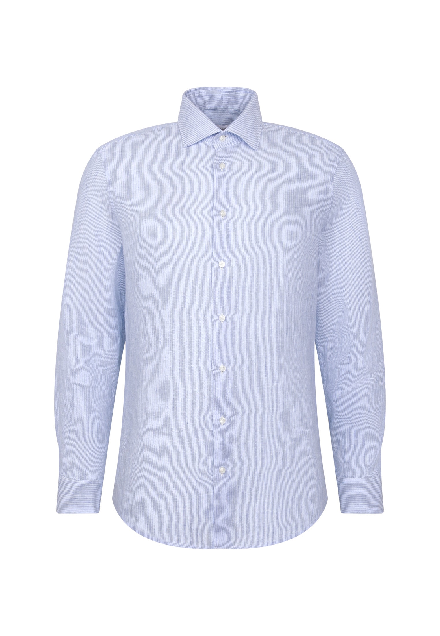 seidensticker Leinenhemd »Schwarze Rose« Slim 1/1 Kentkragen Gestreift