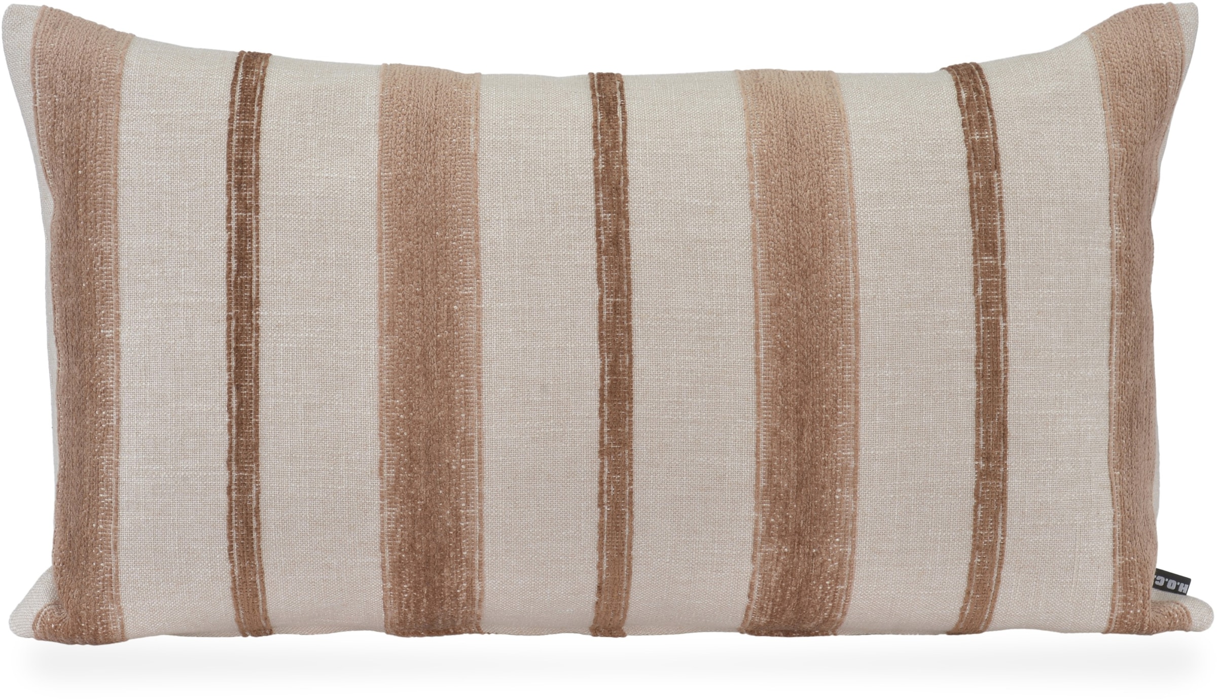 H.O.C.K. Dekokissen »Collin« Sofakissen inkl. Füllung, 70x40cm, Dekokissen Streifen, natur