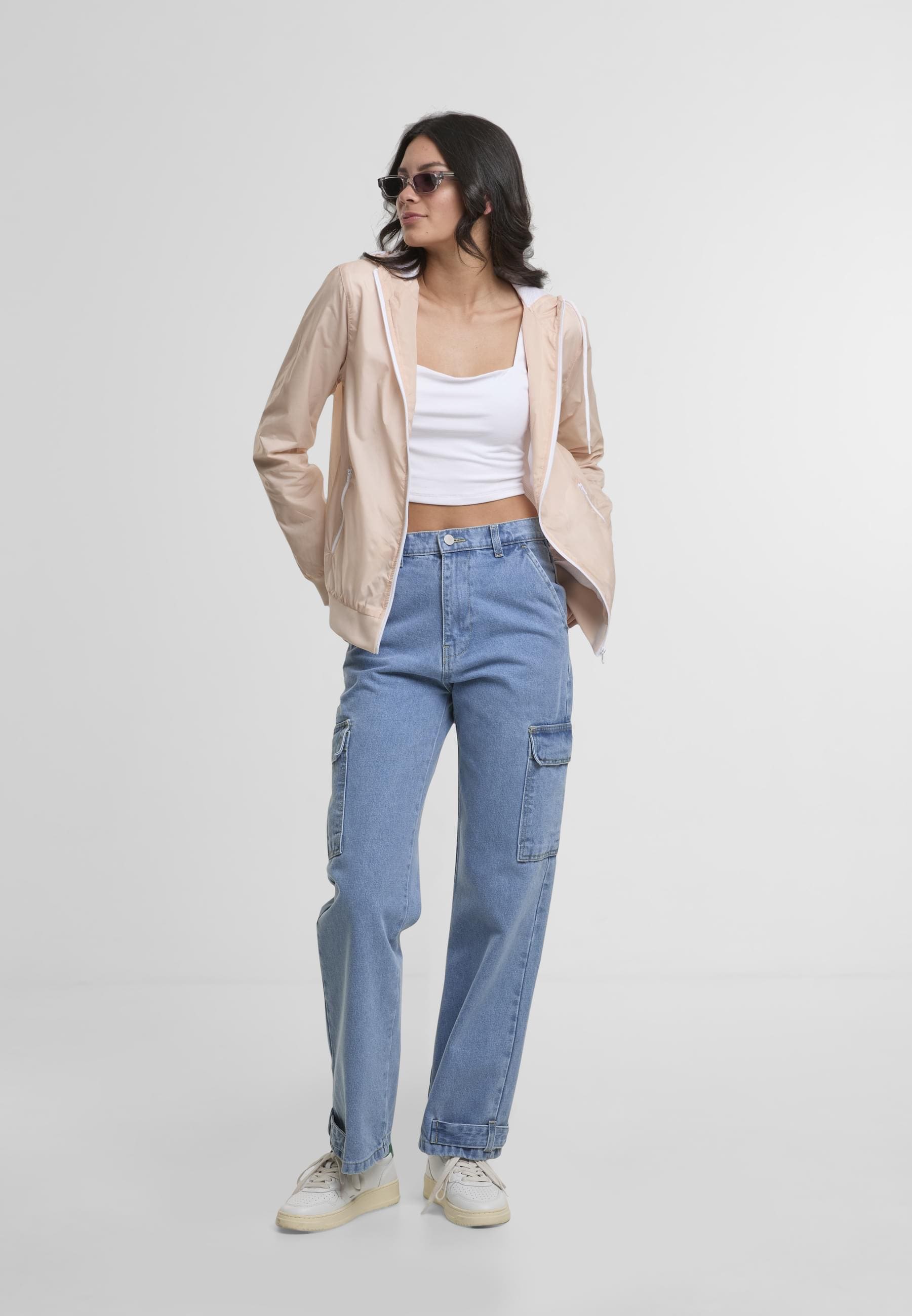 Miss Tee Windbreaker »Miss Tee Fly Away Ladies Windrunner« 1 Stk. tlg. mit Kapuze