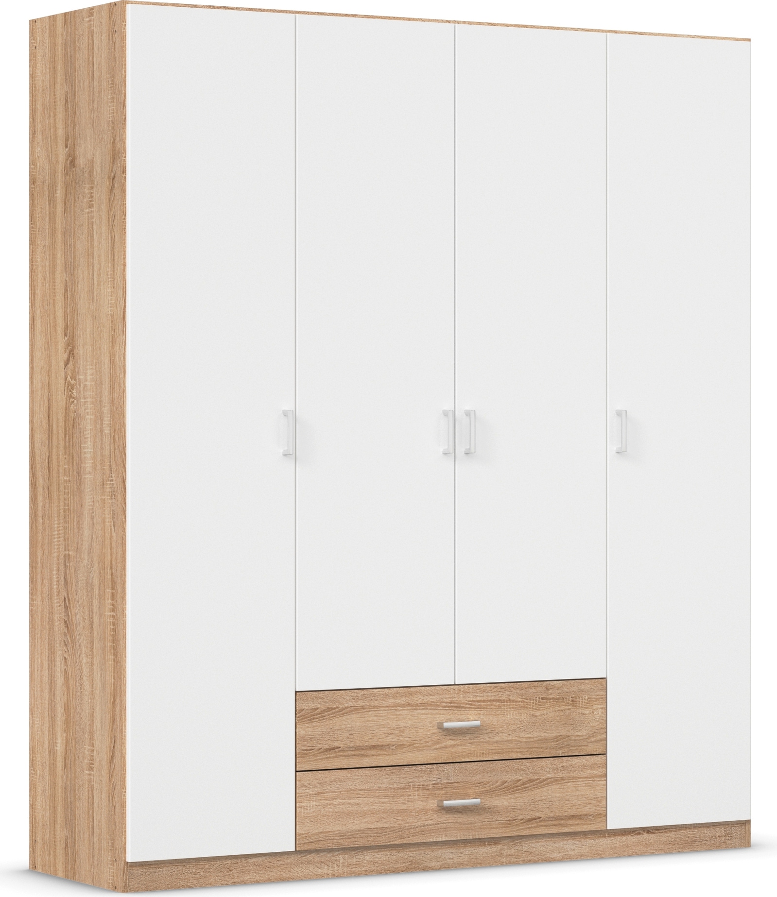 rauch Drehtürenschrank »Kleiderschrank Schrank Garderobe Wäscheschrank GAMMA in 3 Breiten«, mit 6 Schubladen, in schlichtem Design TOPSELLER MADE IN GERMANY