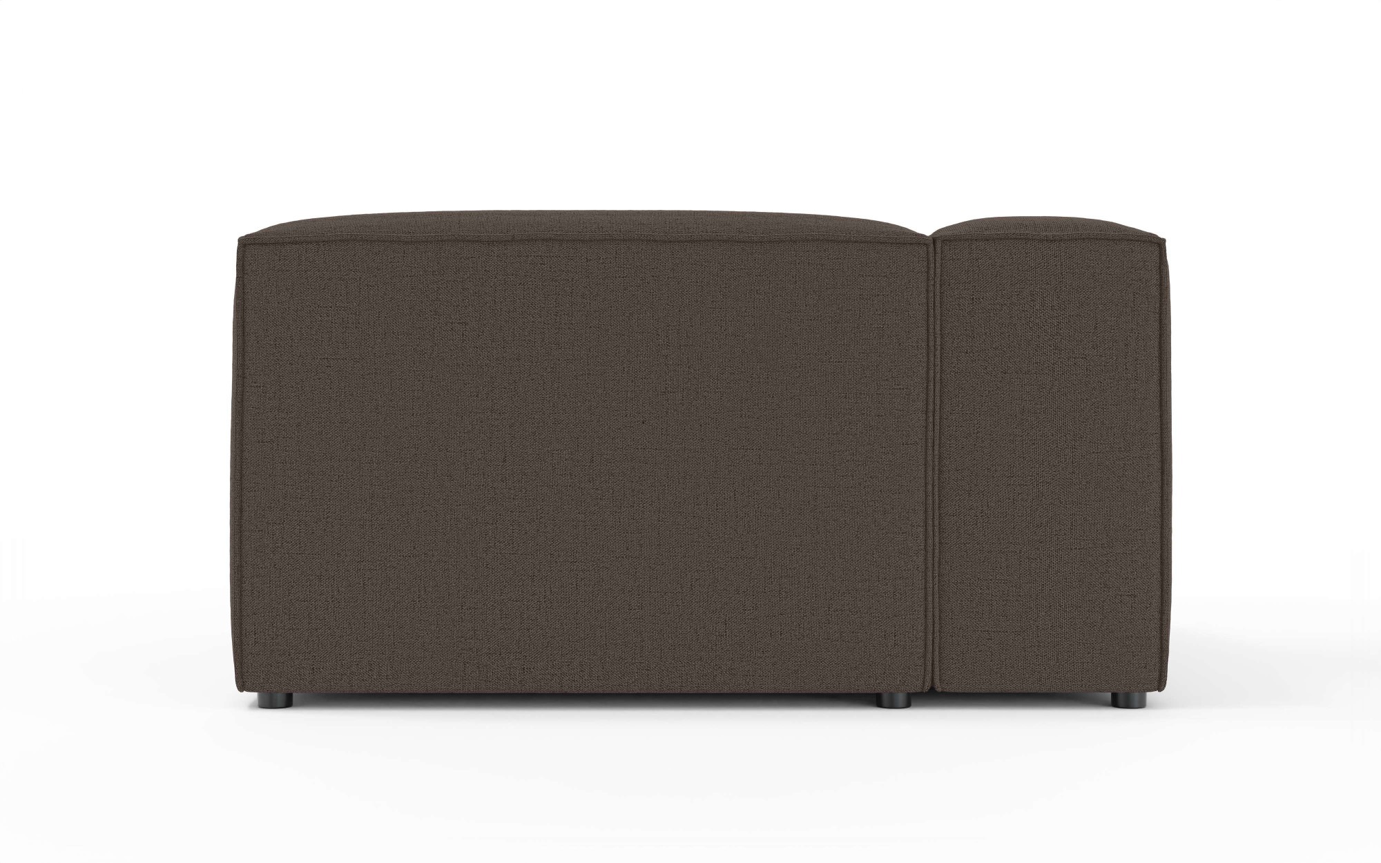 INOSIGN Ottomane »HAILY links/rechts bestellbar, Loungemöbel, Maße B/T/H: 130/130/72 cm«, als Modul oder separat verwendbar, für individuelle Zusammenstellung