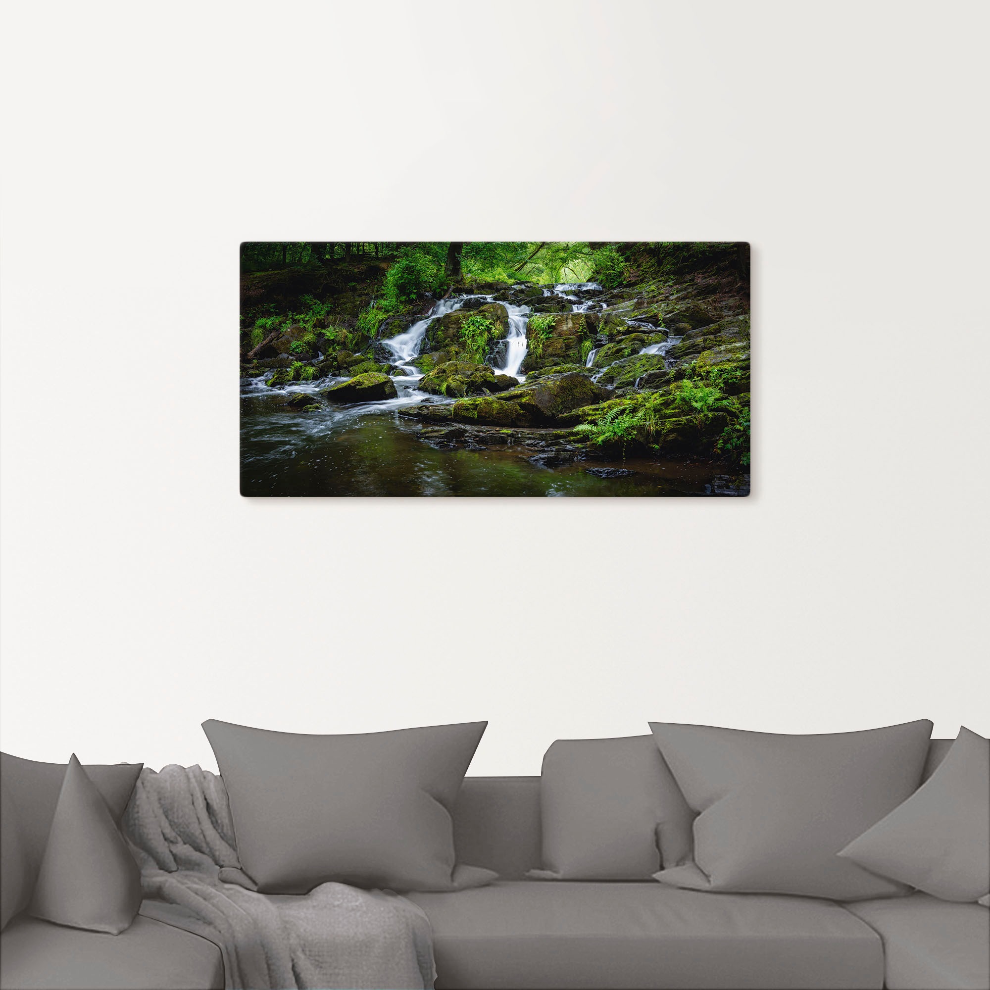 Artland Wandbild »Wasserfall Panorama«, Wasserfallbilder, (1 St.), als Leinwandbild, Poster in verschied. Größen