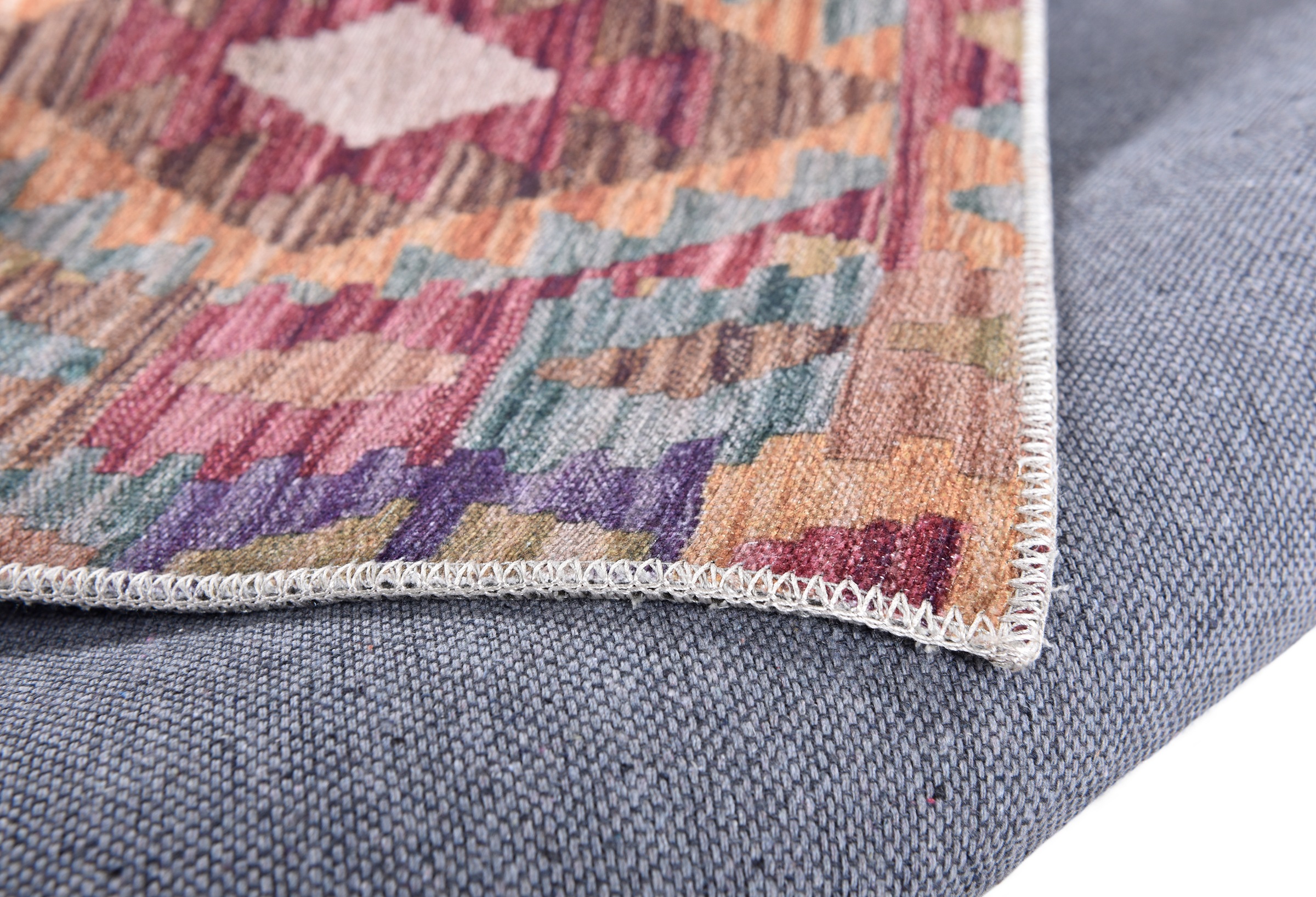 Gino Falcone Teppich »Cecilia 27593«, rechteckig, 3 mm Höhe, Flachgewebe, b günstig online kaufen