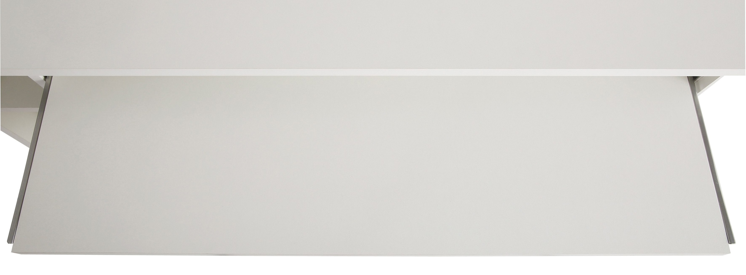 VOGL Möbelfabrik Schreibtisch »Tim mit seitlich offenen Fächern & Tastaturauszug,«, Druckerablage, 1 Schublade, Breite 138 cm, Made in Germany