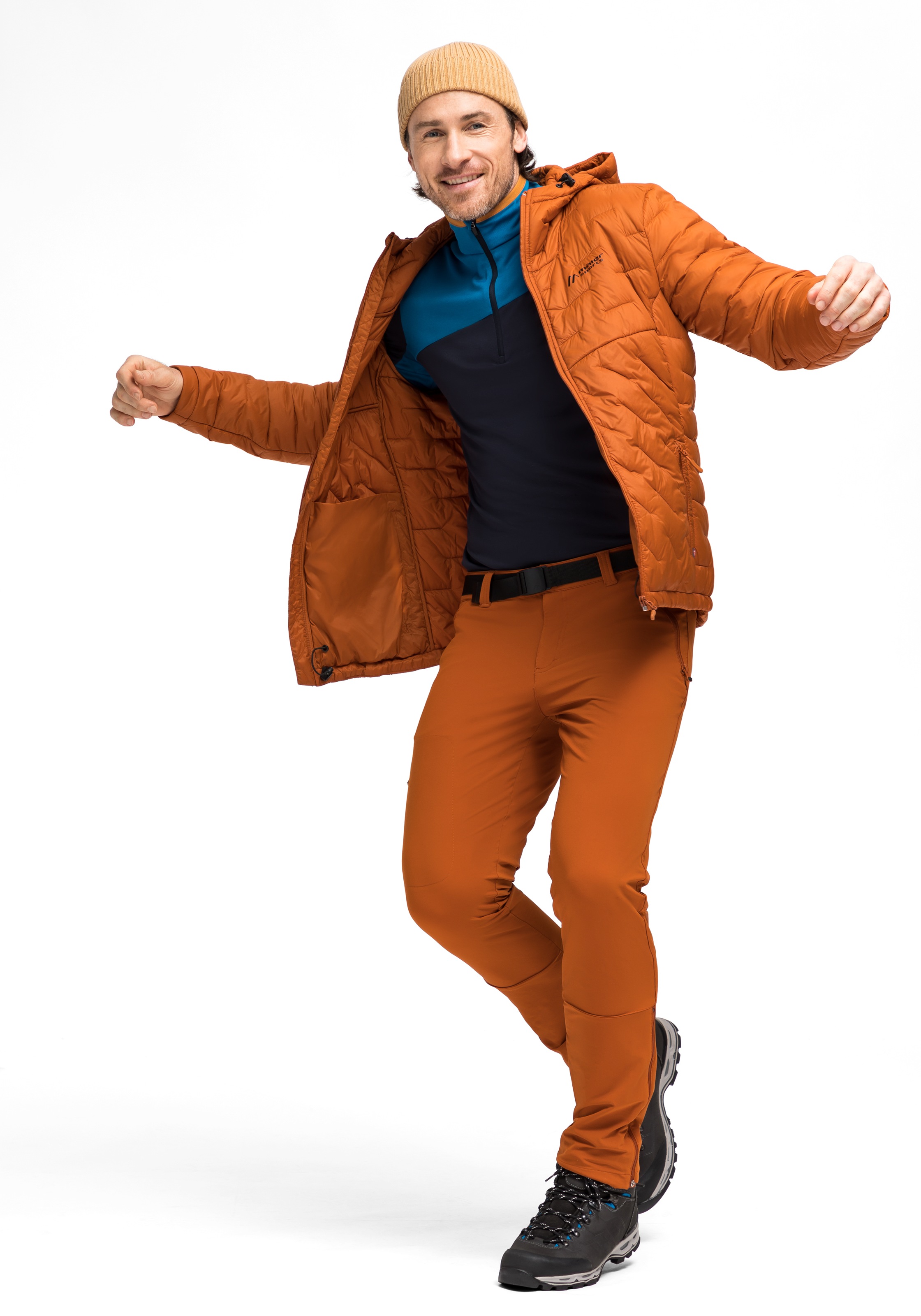 Maier Sports Funktionshose »Naturno slim«  Herren Wanderhose, elastische Trekking-Hose, 4 Taschen, Slim Fit