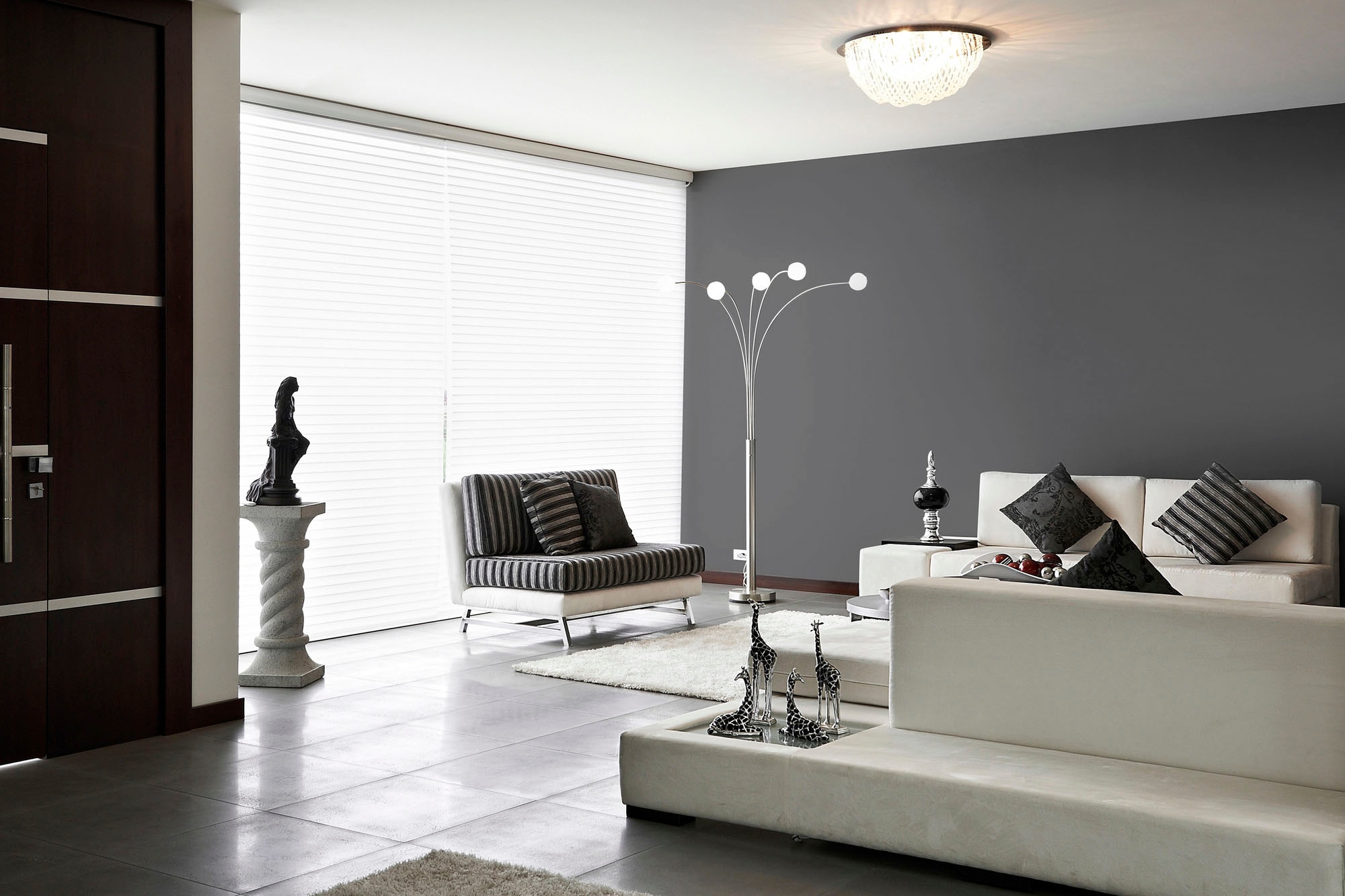 A.S. Création Wandfarbe »Premium Innenwandfarbe PURO Tuchmatt cool grey« ideal für Wohnzimmer, Schlafzimmer, Flur und Küche, Farbwelt Grau