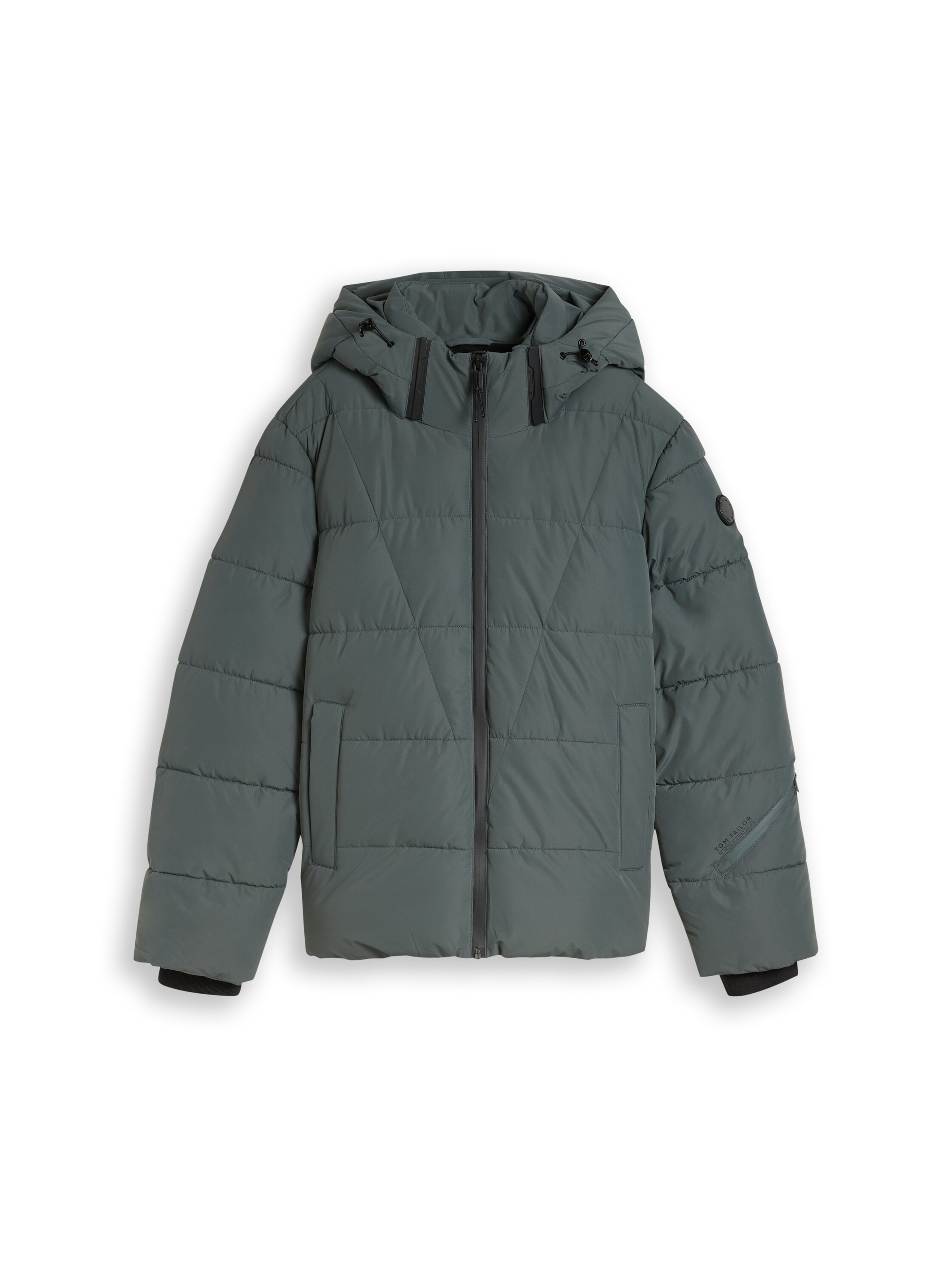 TOM TAILOR Steppjacke »Regular« mit Kapuze mit Logo Stickerei
