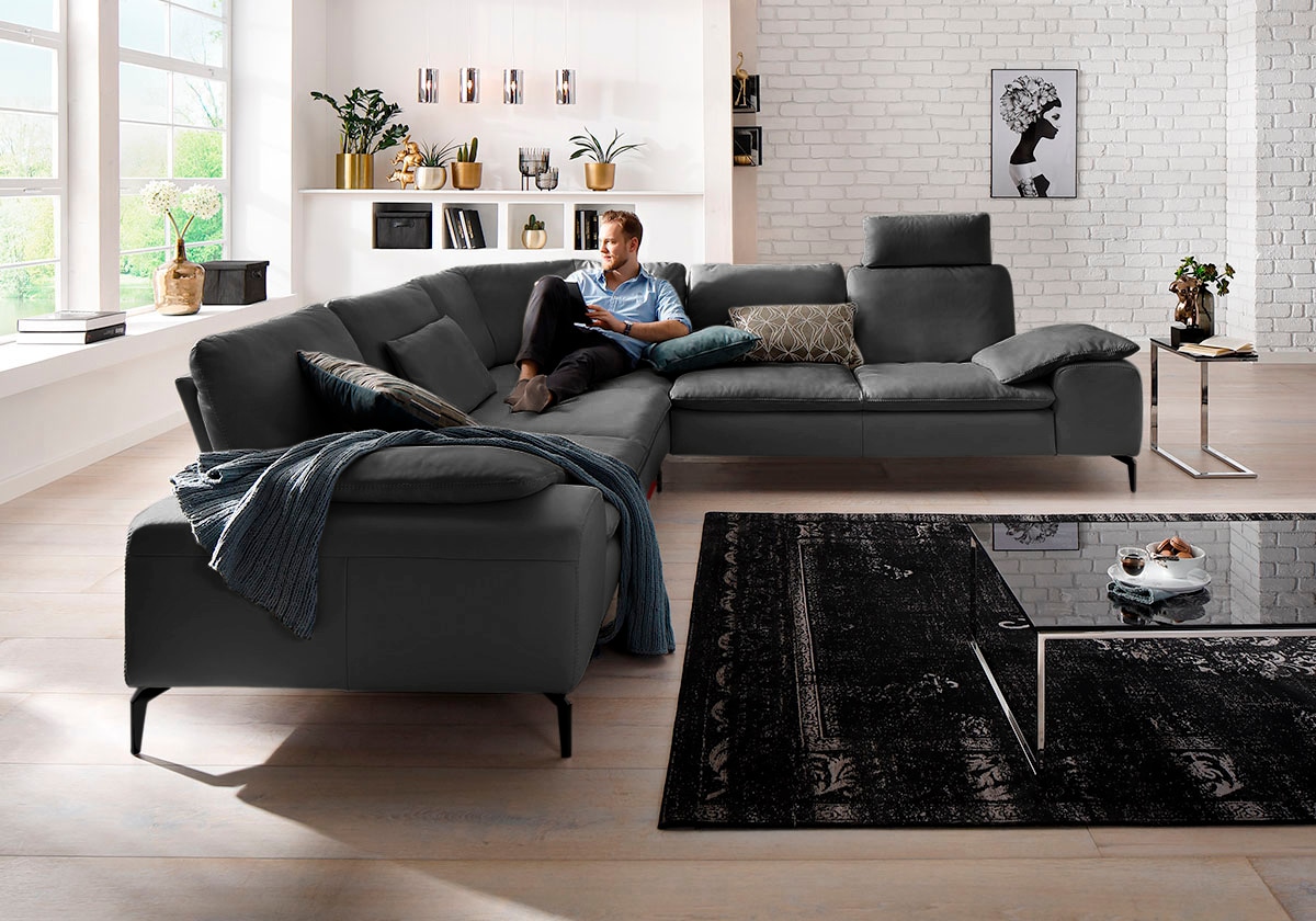 W.SCHILLIG Ecksofa "valentinoo", (Set), mit Sitztiefenverstellung, Breite 3 günstig online kaufen