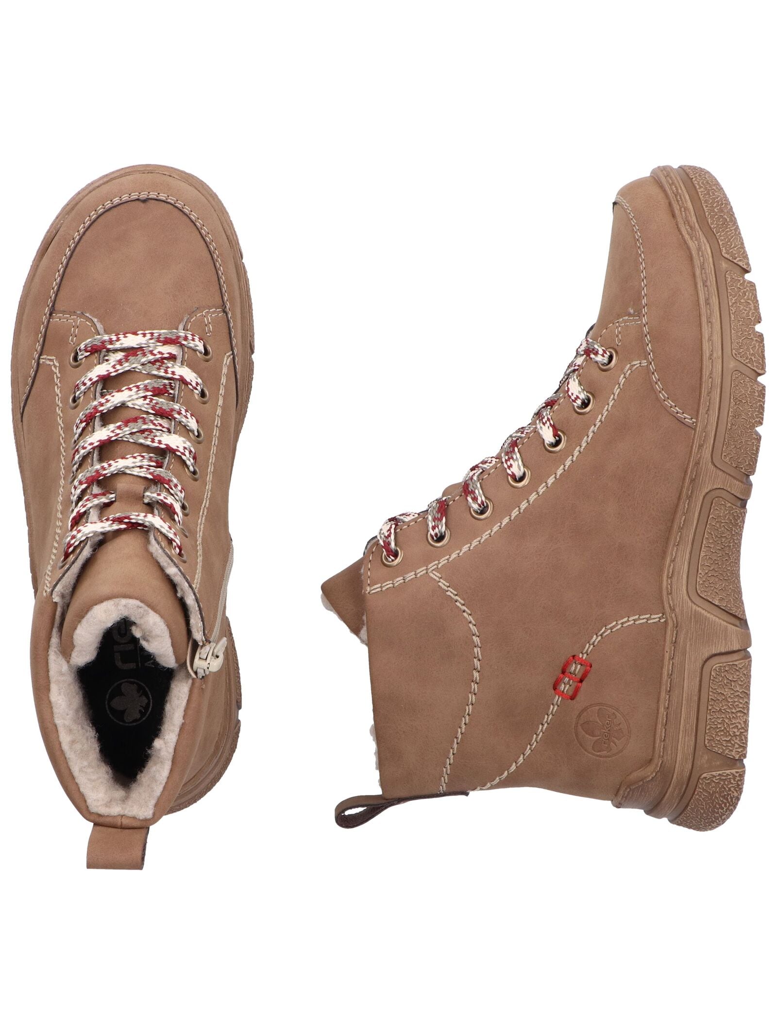 Rieker Schnürstiefelette »Rieker Stiefelette Lederimitat«