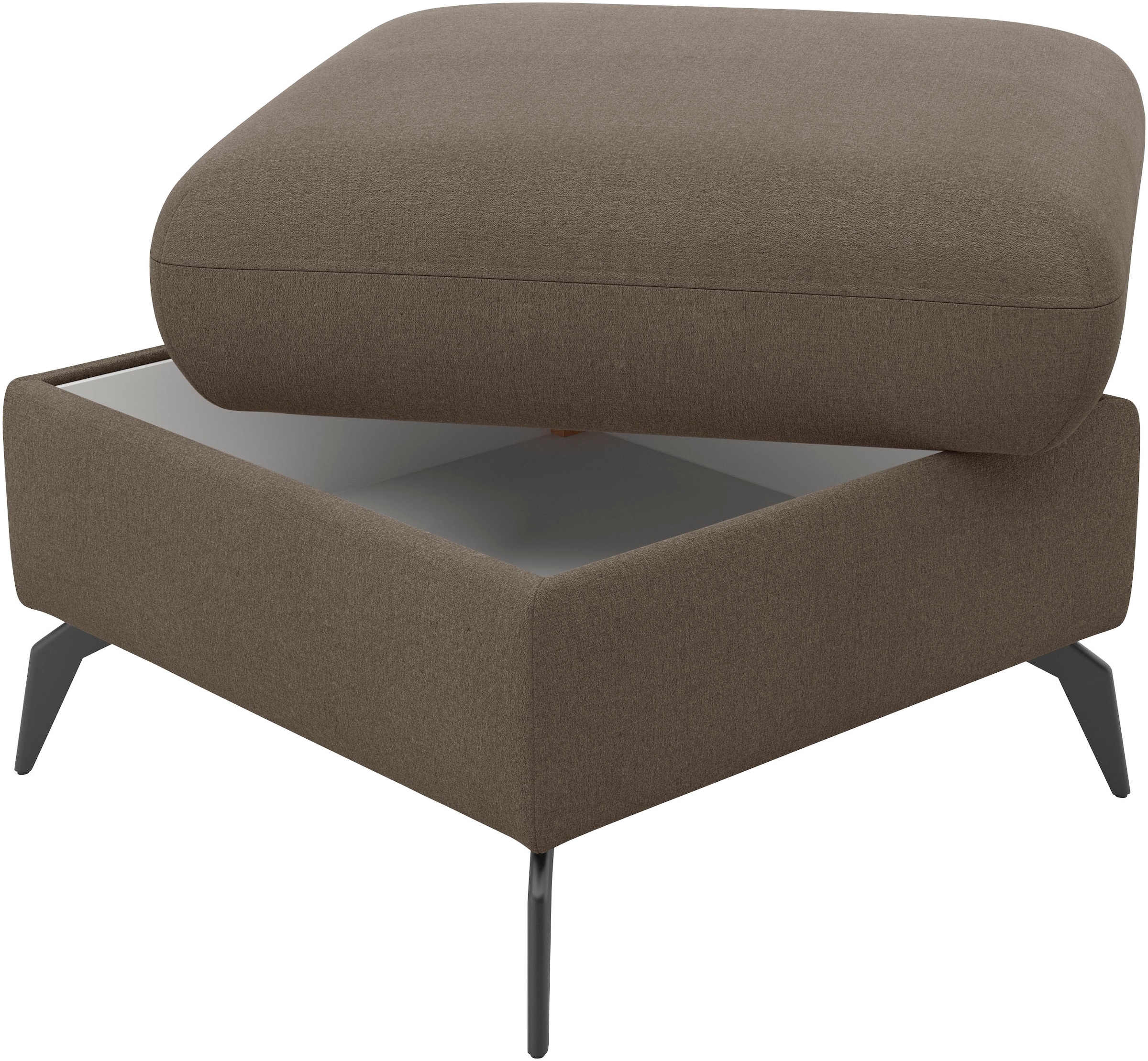 Home affaire Polsterhocker »Rochelle«, (1 St.), moderne 15 cm Metallfüße