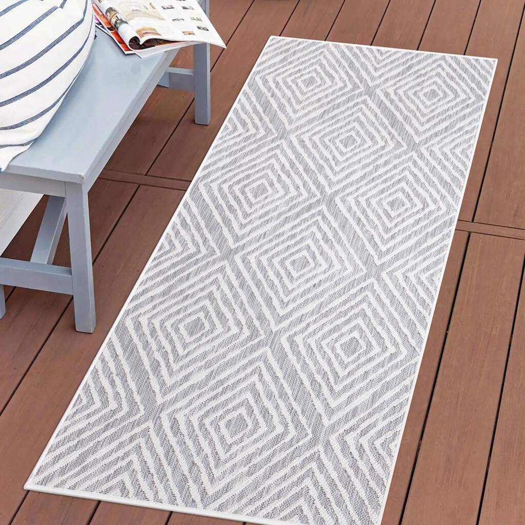 Carpet City Teppich »Outdoor 464«, rechteckig, 5 mm Höhe, UV-beständig, Fla günstig online kaufen