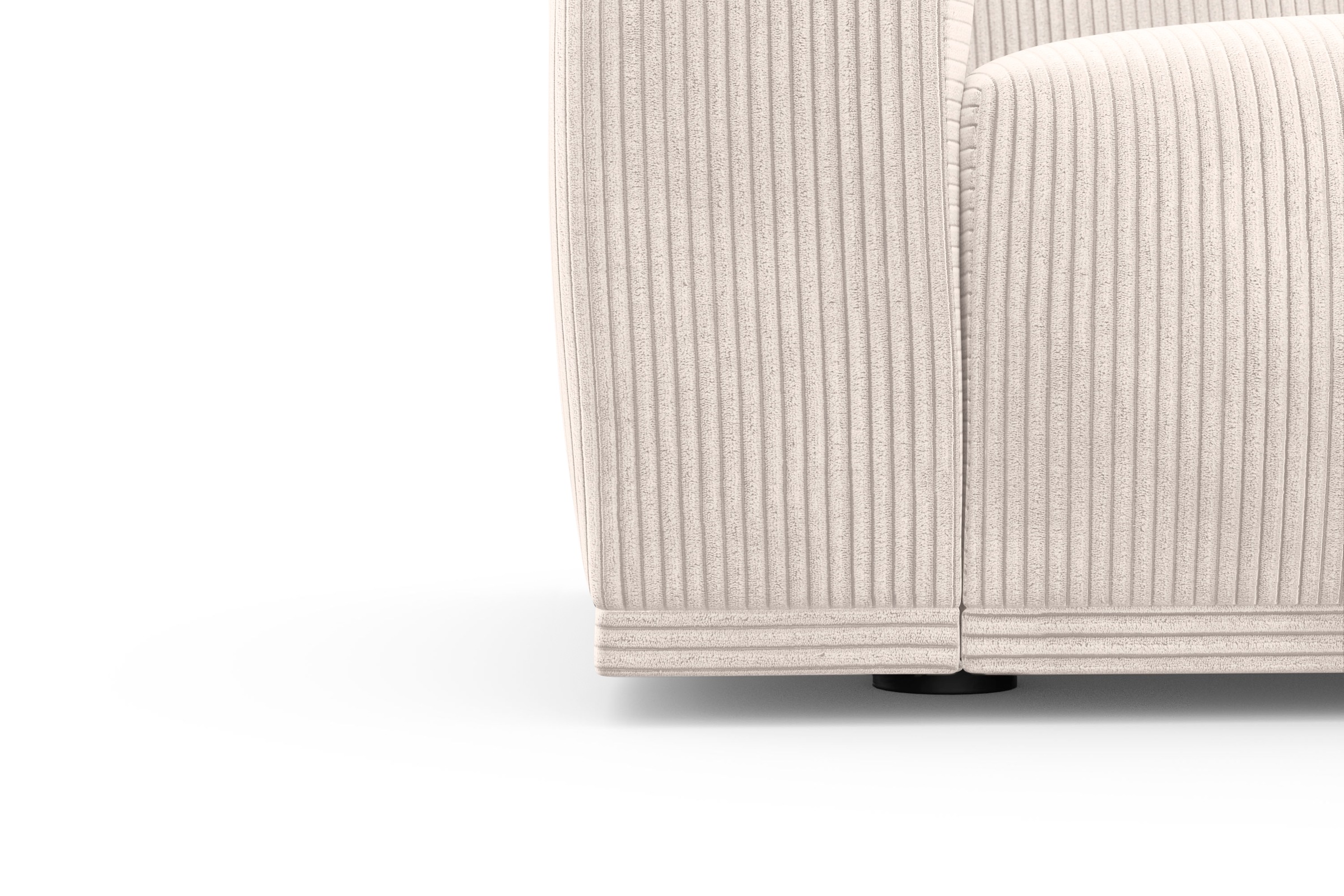 TRENDMANUFAKTUR Big-Sofa »Braga, mit hochwertigem Kaltschaum, Megasofa, in Cord erhältlich«, modernes Big-Sofa, Couch mit hohem Sitzkomfort, 254/72/107 cm (B/H/T)