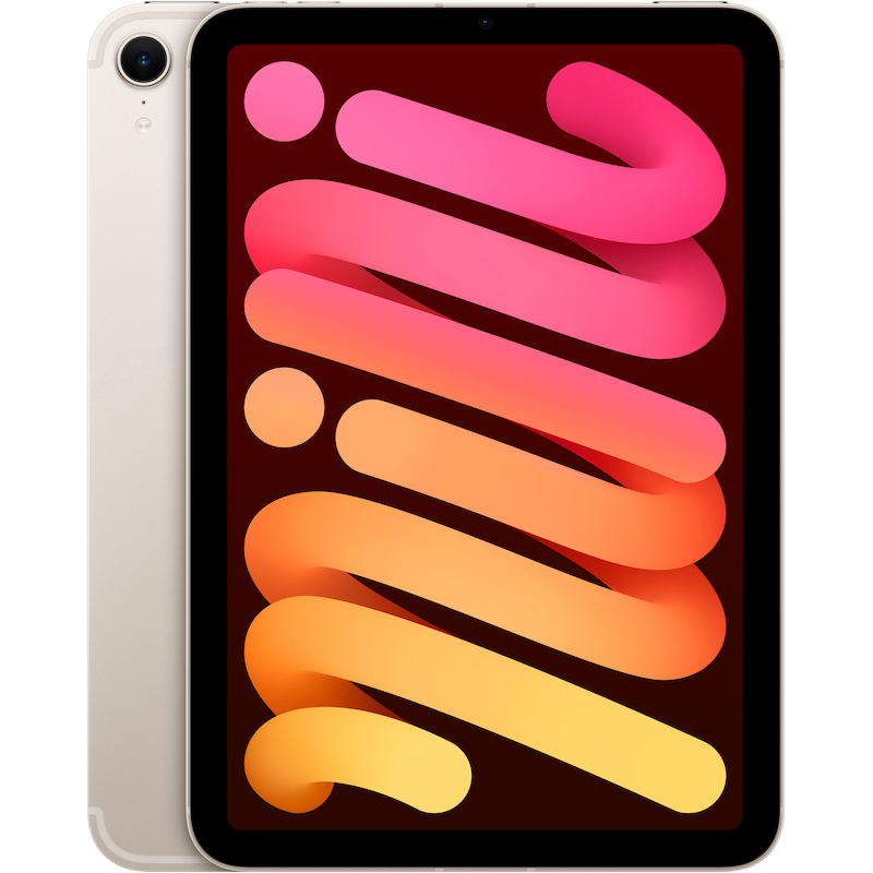 APPLE Tablet »iPad mini 2024 Wi-Fi + Cellular 128GB« (21 cm / 8.3 ′′) iPadOS 128 GB 5G ) starlight Verfügbar ab 23. Oktober, Lade-Adapter bitte...