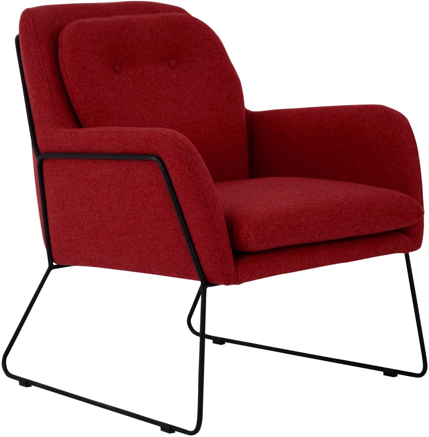 Home affaire Sessel »Flin Cocktailsesel« mit Knöpfen und Kissenoptik im Rüc günstig online kaufen