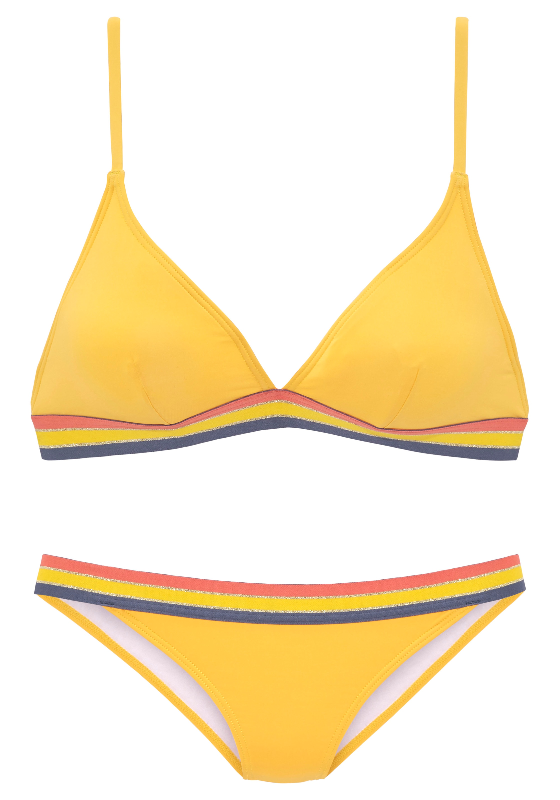 2. Bild von Vivance Triangel-Bikini, in Unifarben mit verschiedenen Tragevarianten