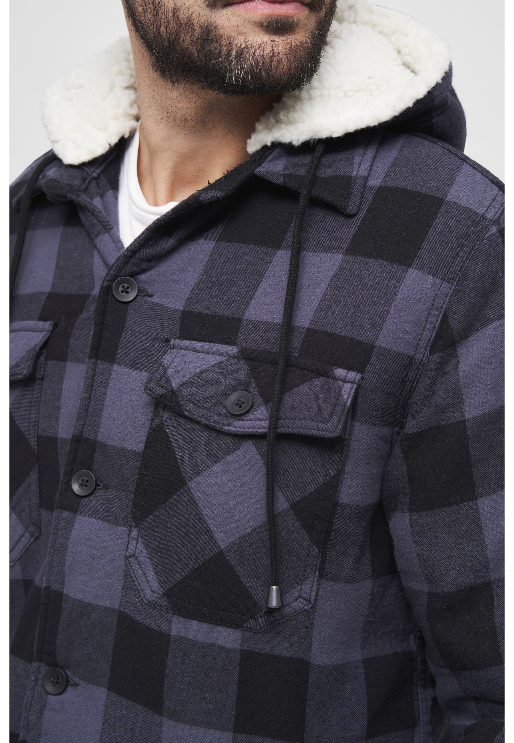 Brandit Anorak »Brandit Herren Lumberjacket Hooded« 1 Stk. tlg. mit Kapuze