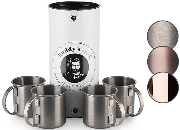 Buddy's Becher »Buddy´s Bar«, (Set, 4 tlg.), Moscow Mule Becher, 450 ml, ho günstig online kaufen