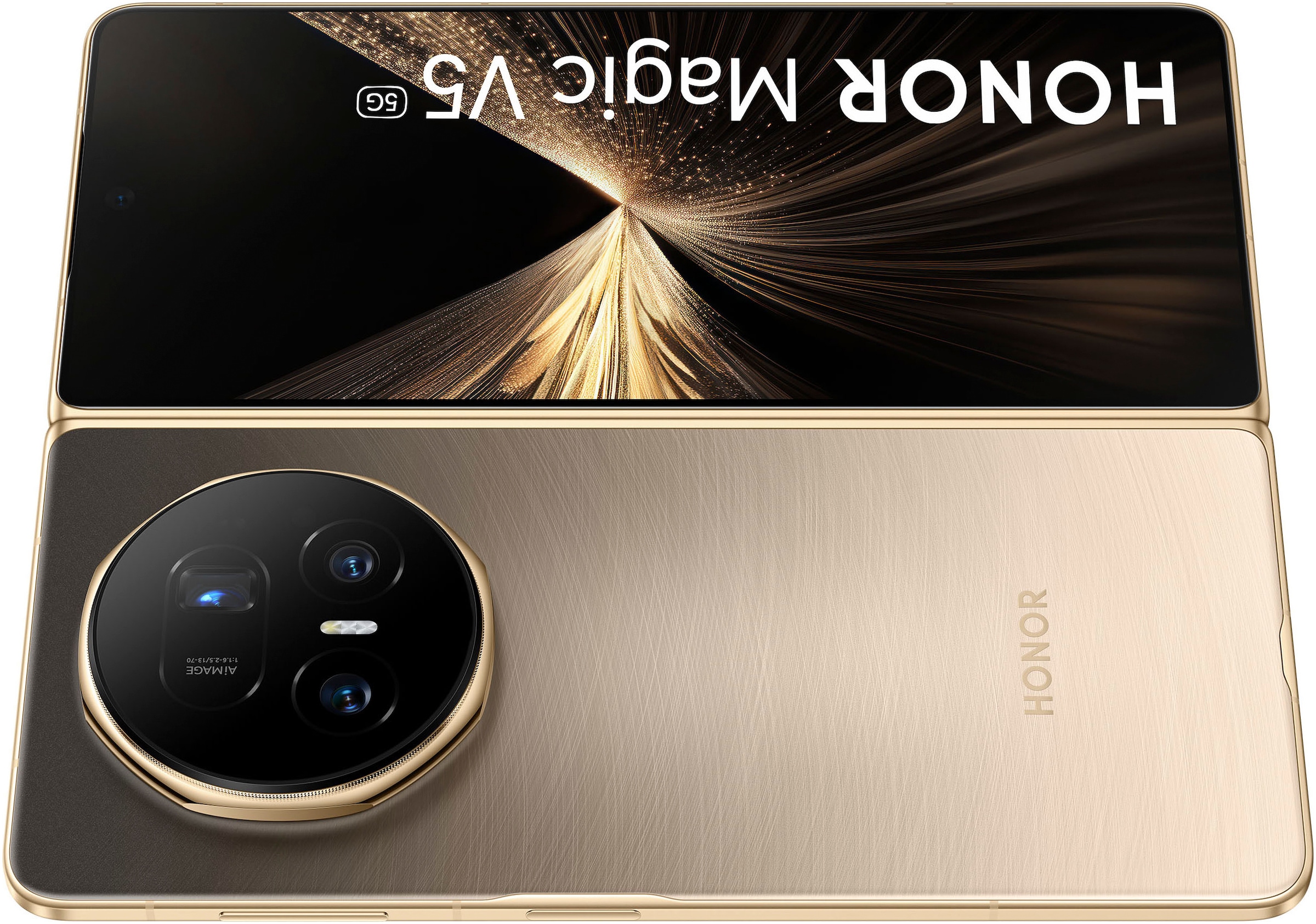 Honor Smartphone »Magic V5«, Dawn Gold