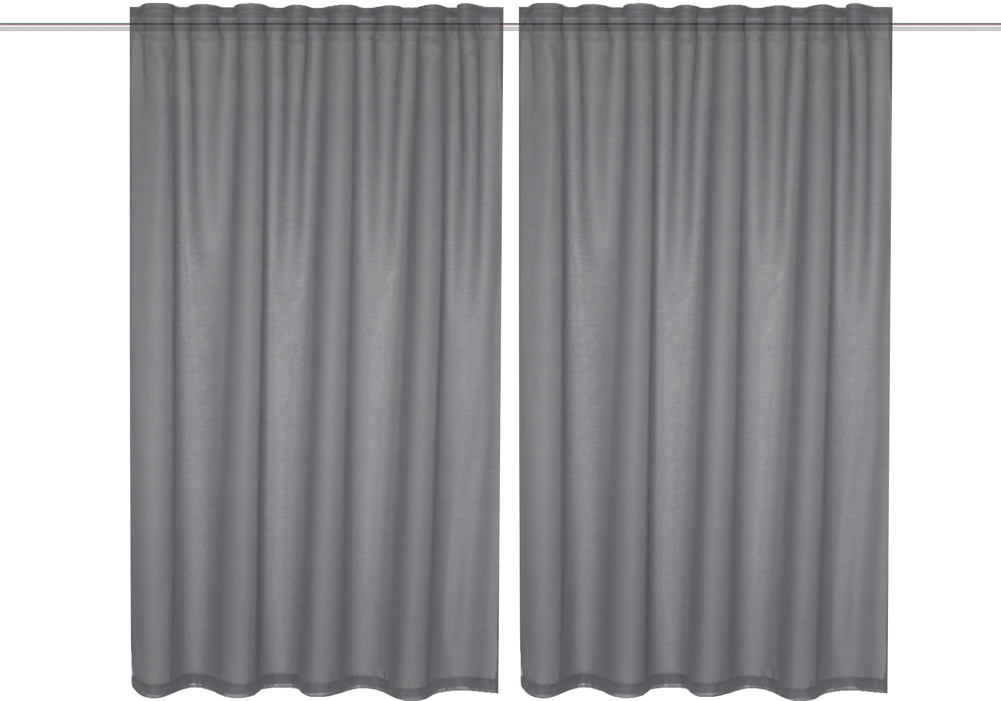 HOME WOHNIDEEN Gardine »DOLLY«, (2 St.), transparent günstig online kaufen