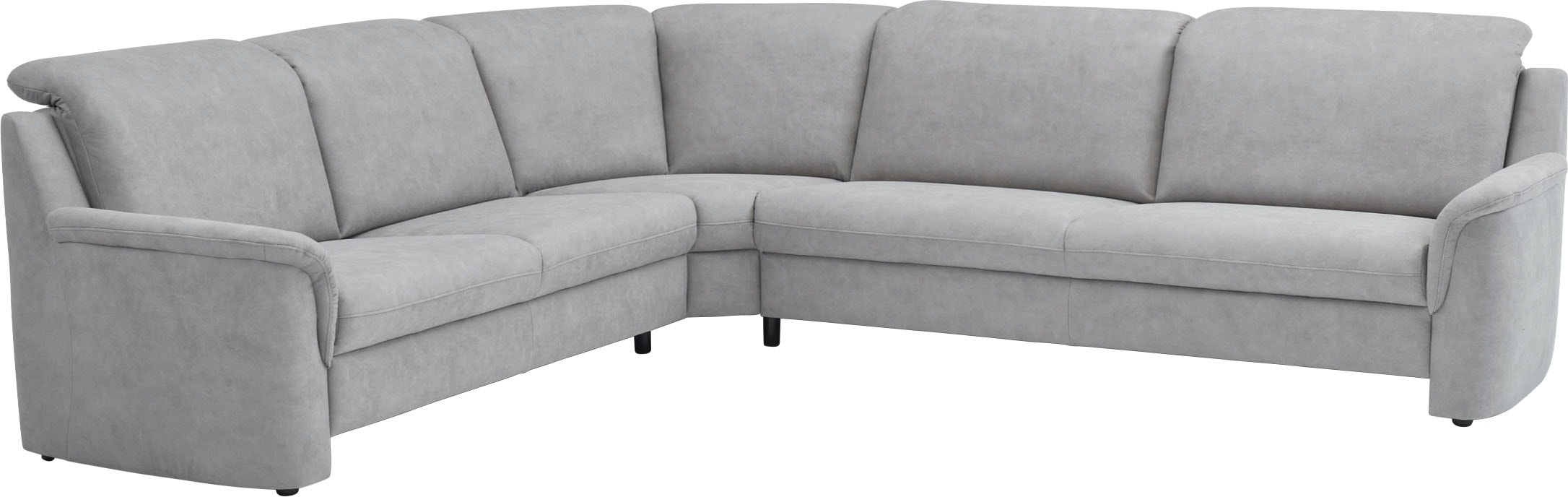 VILLA BECK Ecksofa »Garda L-Form«, (4 St.), inklusive Kopfteilverstellung, günstig online kaufen