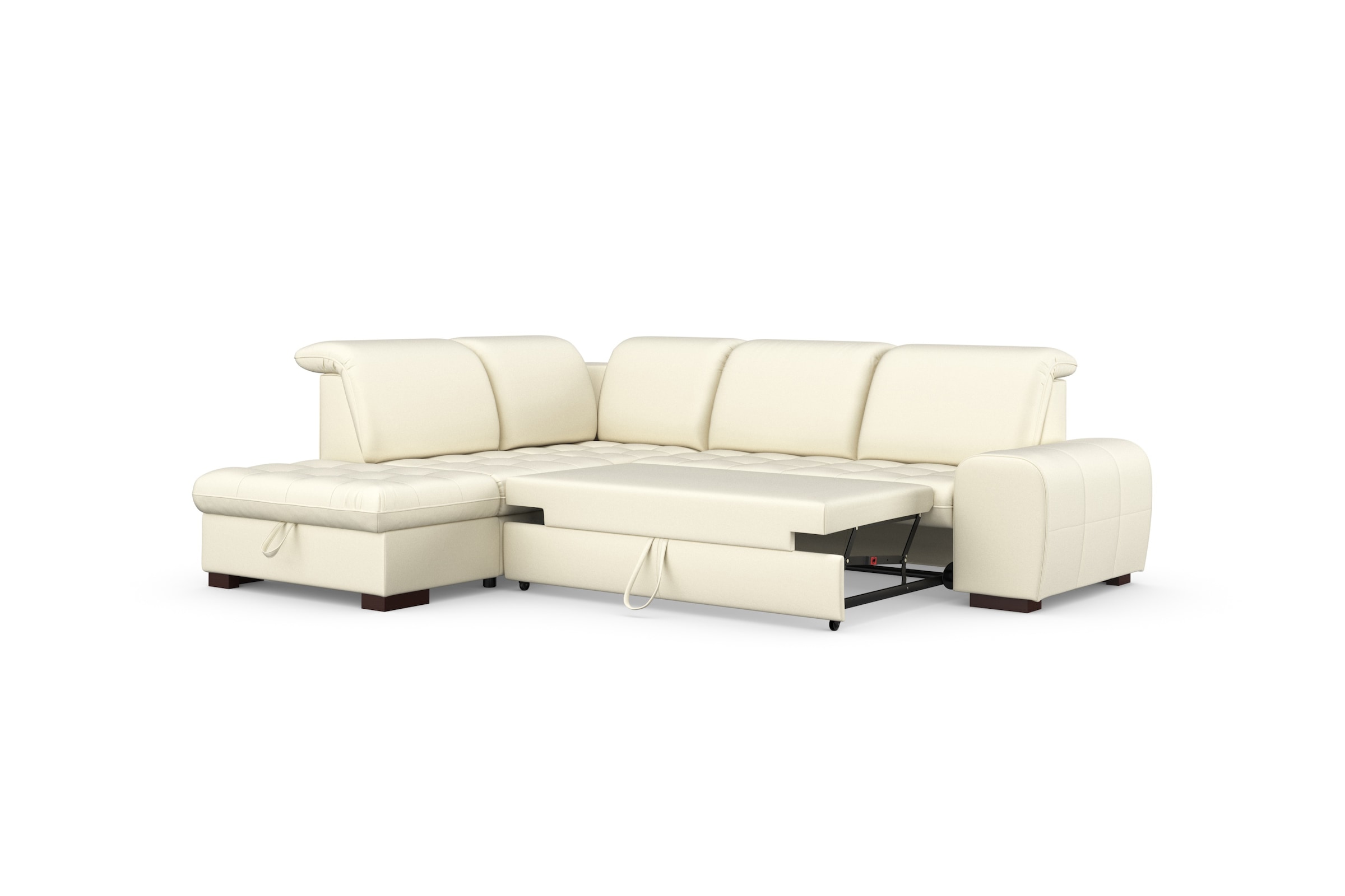 sit&more Ecksofa »Luxor L-Form«, wahlweise mit Bettfunktion, Stauraum und Kopfteilverstellung
