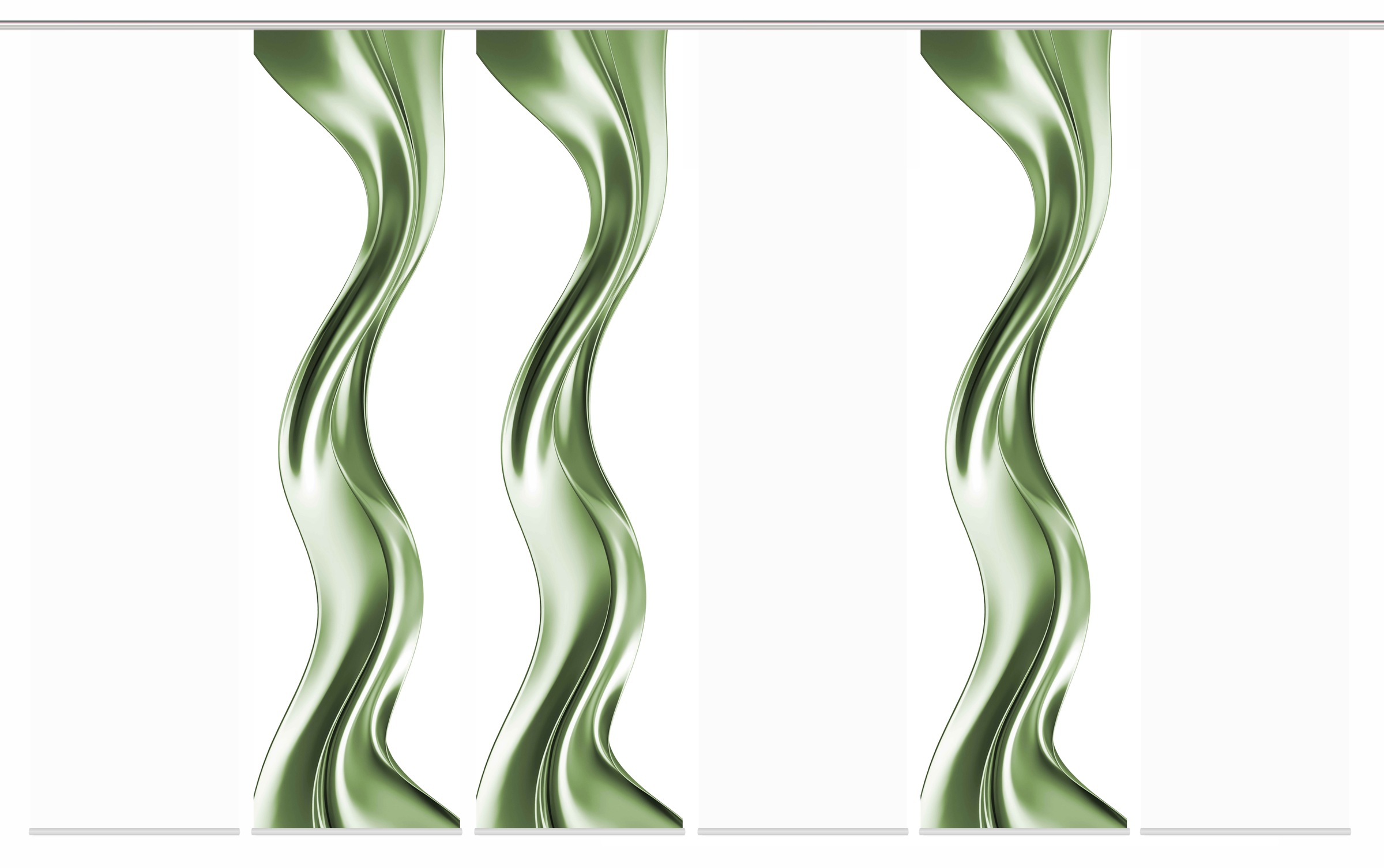 HOME WOHNIDEEN Schiebegardine »OAKLEY« Paneelwagen 6 Stk. tlg. SCHIEBEVORHANGSET,SEIDENOPTIK,DIGIDRUCK