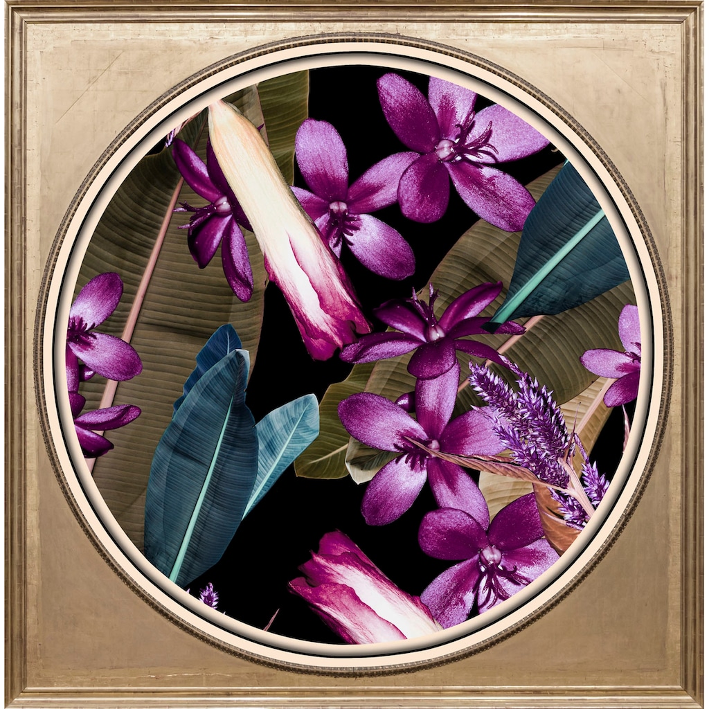 queence Acrylglasbild »Blumen«