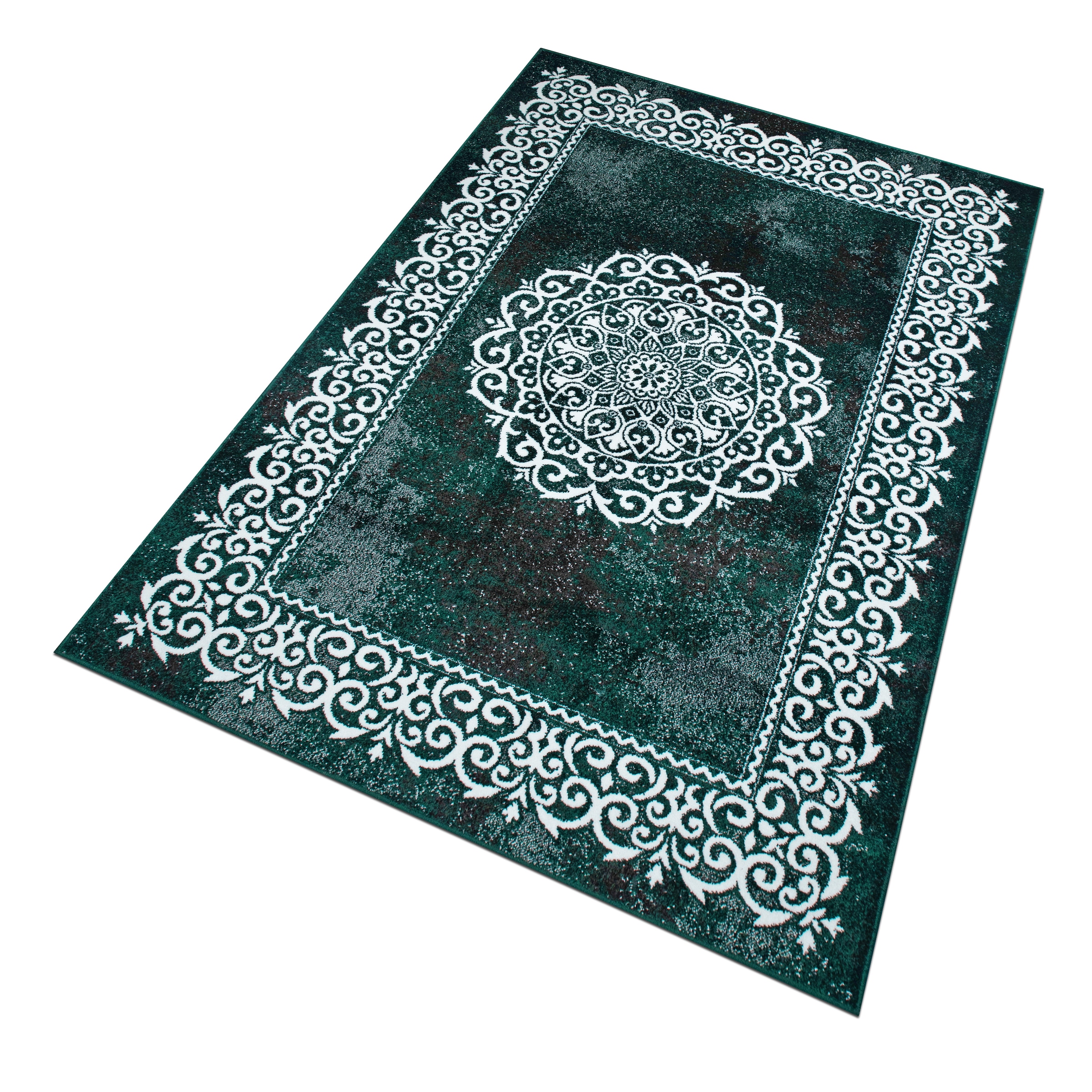 OTTO home Teppich »Dafna« rechteckig 9 mm Höhe Orient-Optik, Vintage Design, Kurzflor, pflegeleicht, dezenter Glanz