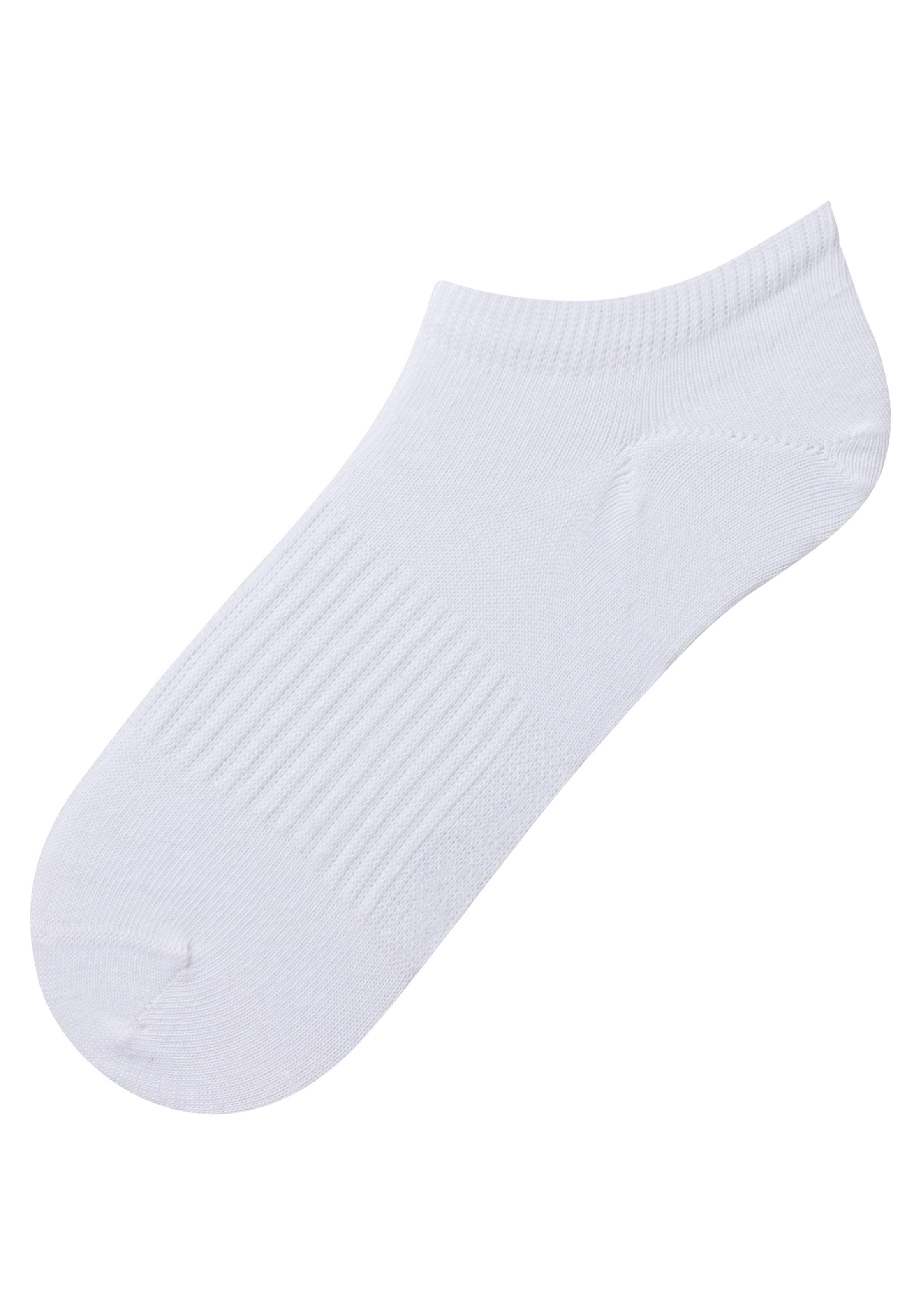 LASCANA ACTIVE Sneakersocken, (Packung, 7 Paar), mit Mittelfußgummi