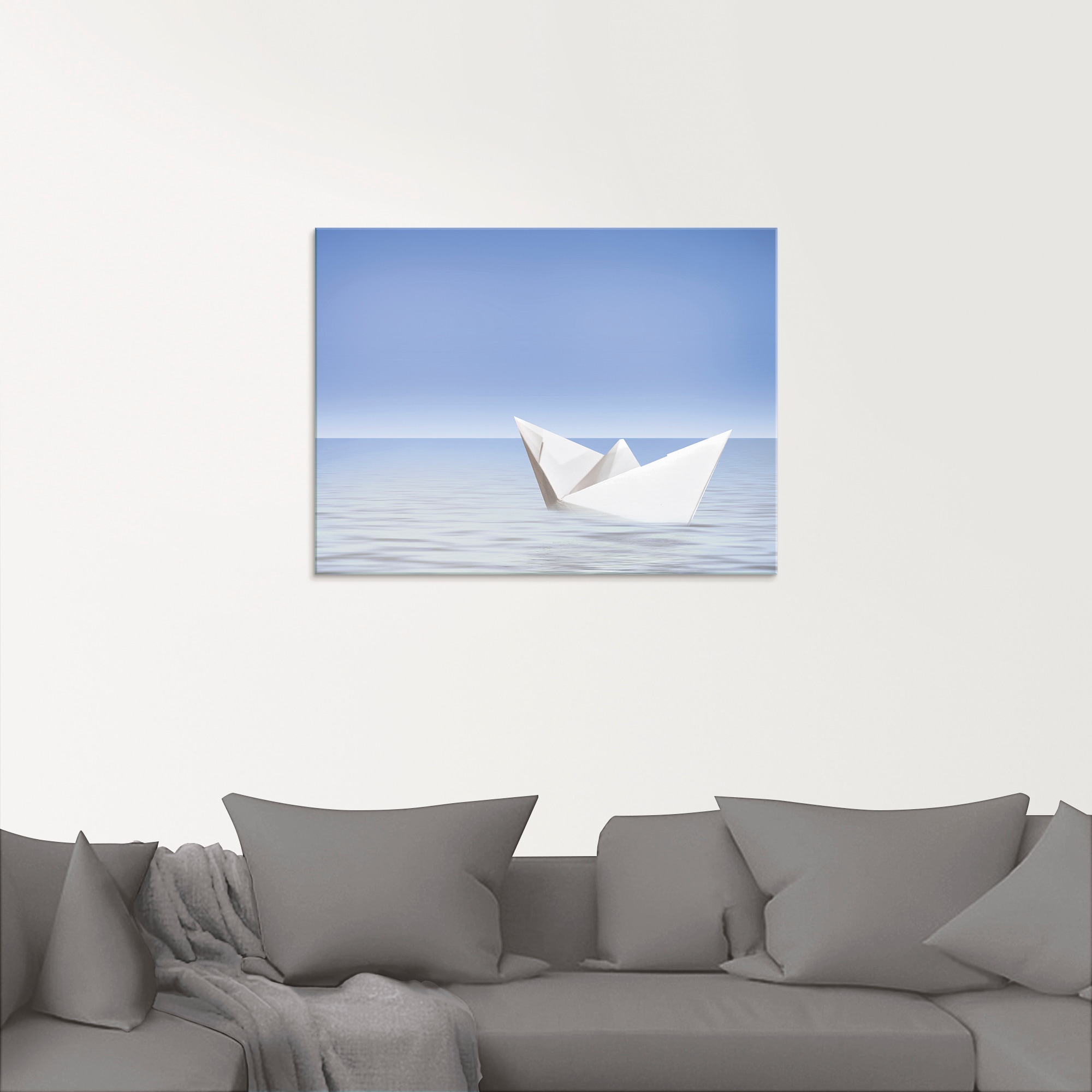 Artland Glasbild »Auf dem Meer«, Boote & Schiffe, (1 St.), in verschiedenen Größen