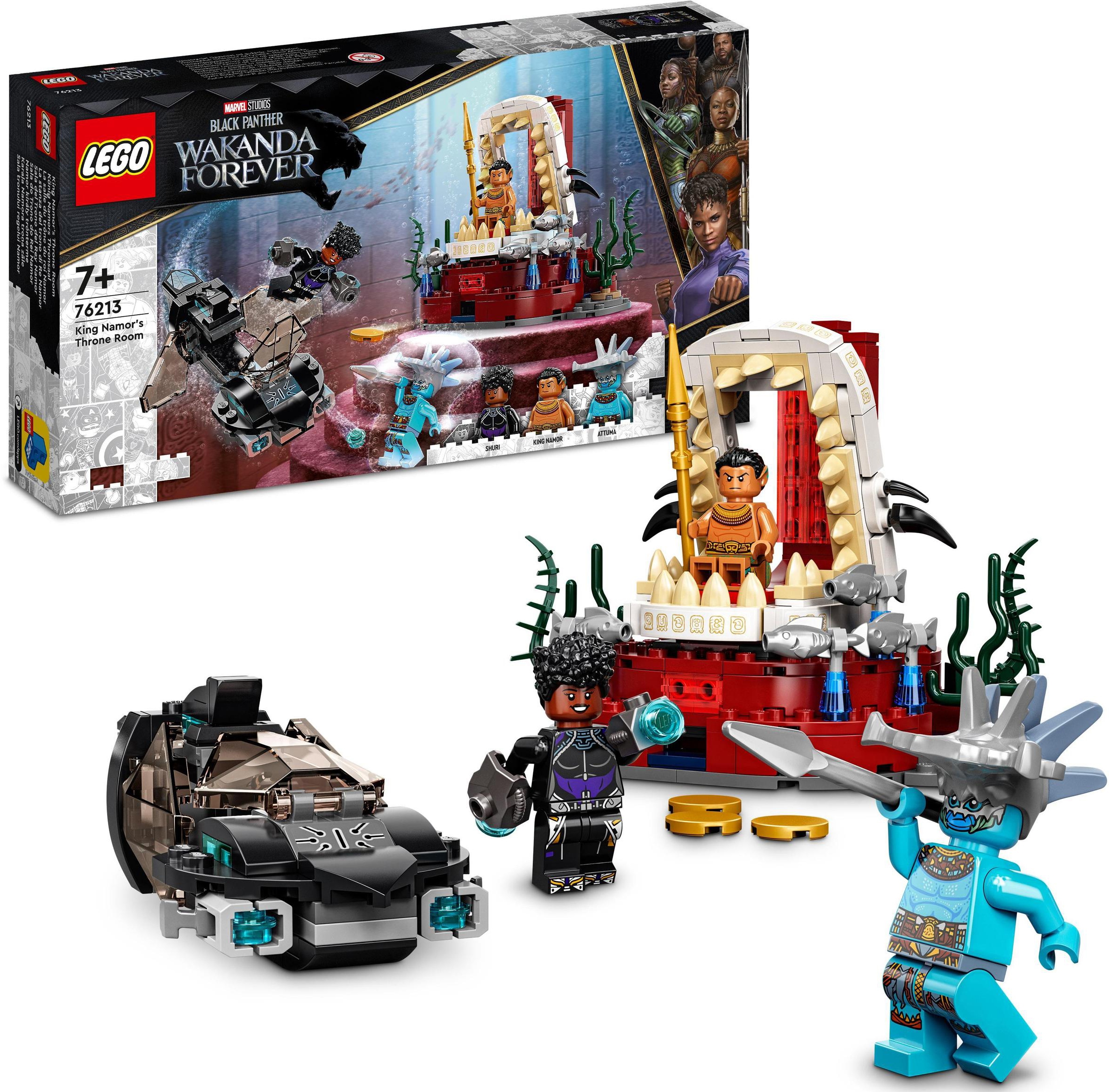 LEGO® Konstruktionsspielsteine »König Namors Thronsaal (76213), LEGO® Marvel«, (355... kaufen