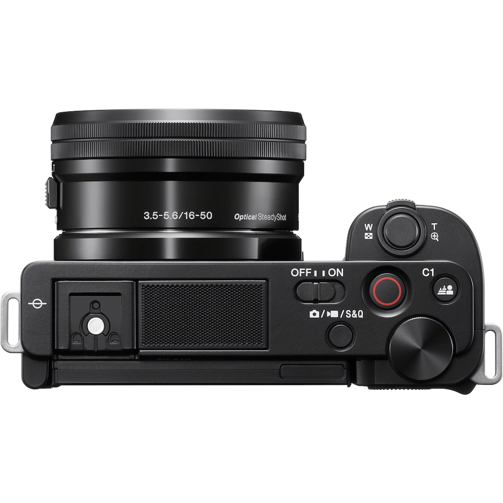 Sony Systemkamera »ZV-E10L«, E PZ 16 - 50 mm F3.5 - 5.6 OSS (SELP1650), 24,2 MP, Bluetooth-WLAN (WiFi)