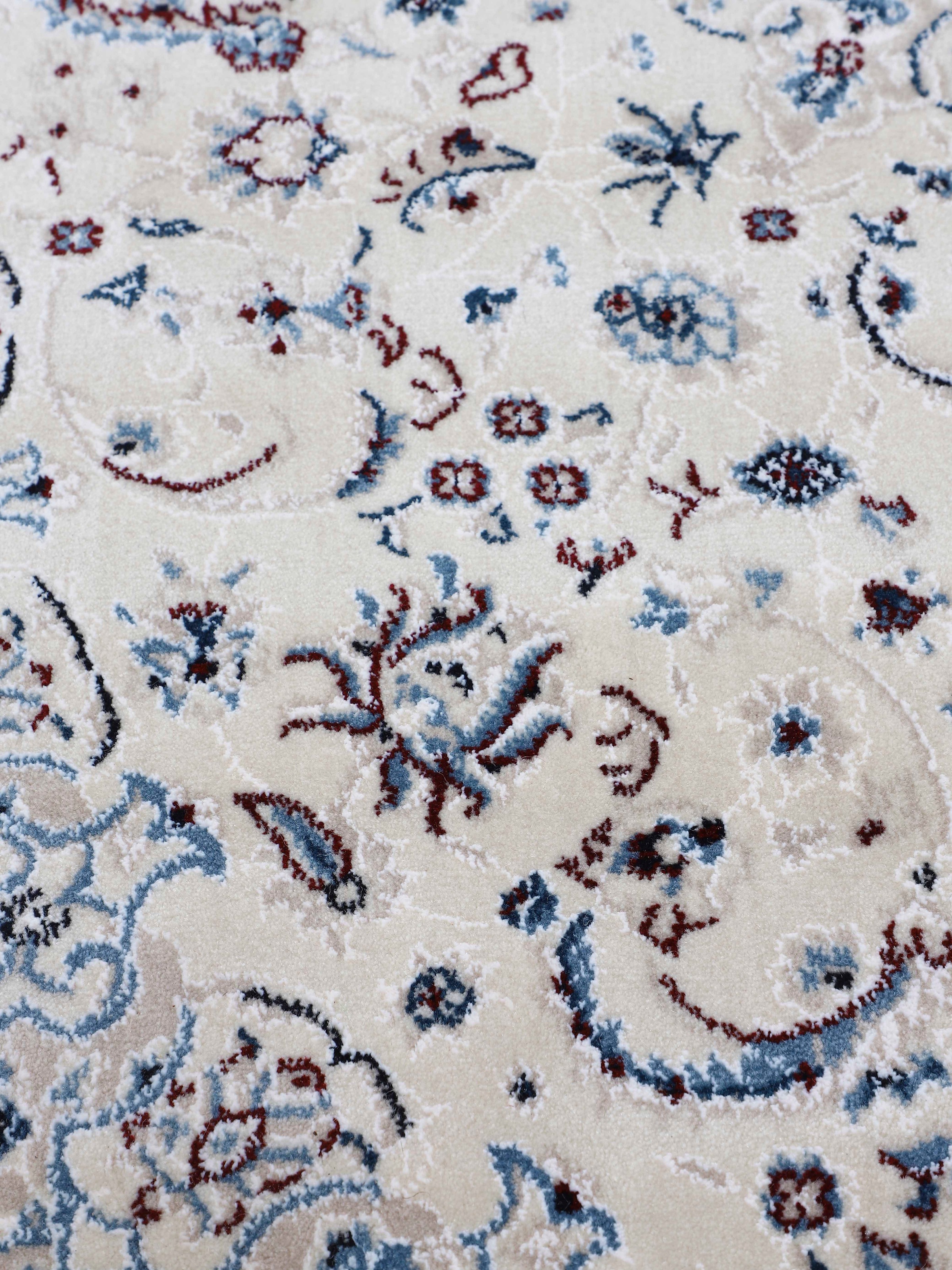 carpetfine Teppich »Nain Diane«, rund, 8 mm Höhe, Kurzflorteppich, Orient Look